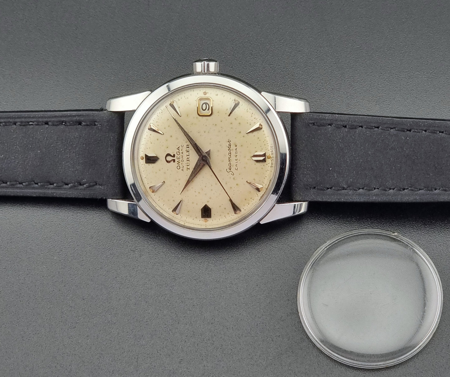 Omega Watch Seamaster Turler Calendar CK 2849 Vintage 1958