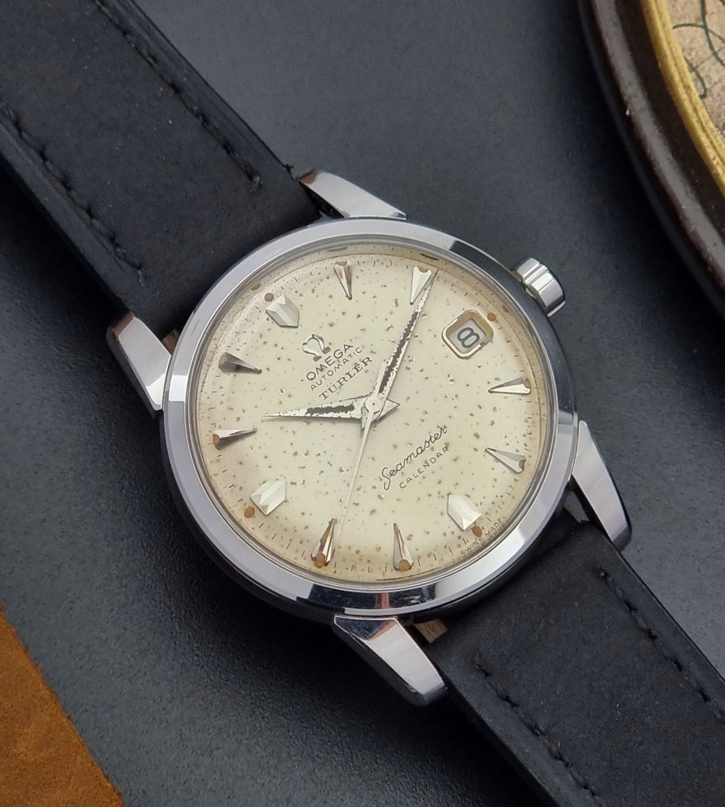 Omega Watch Seamaster Turler Calendar CK 2849 Vintage 1958