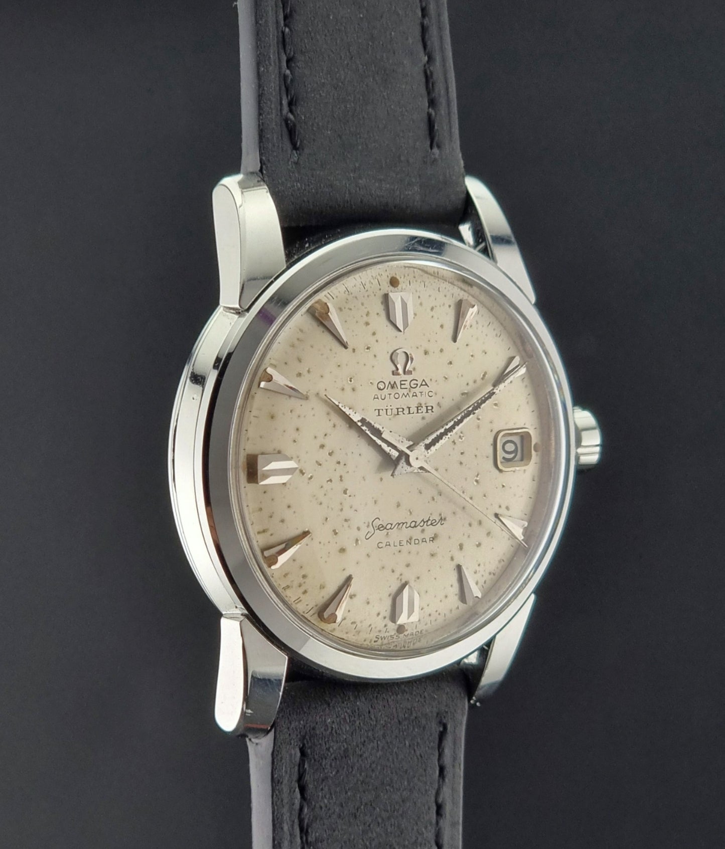 Omega Watch Seamaster Turler Calendar CK 2849 Vintage 1958