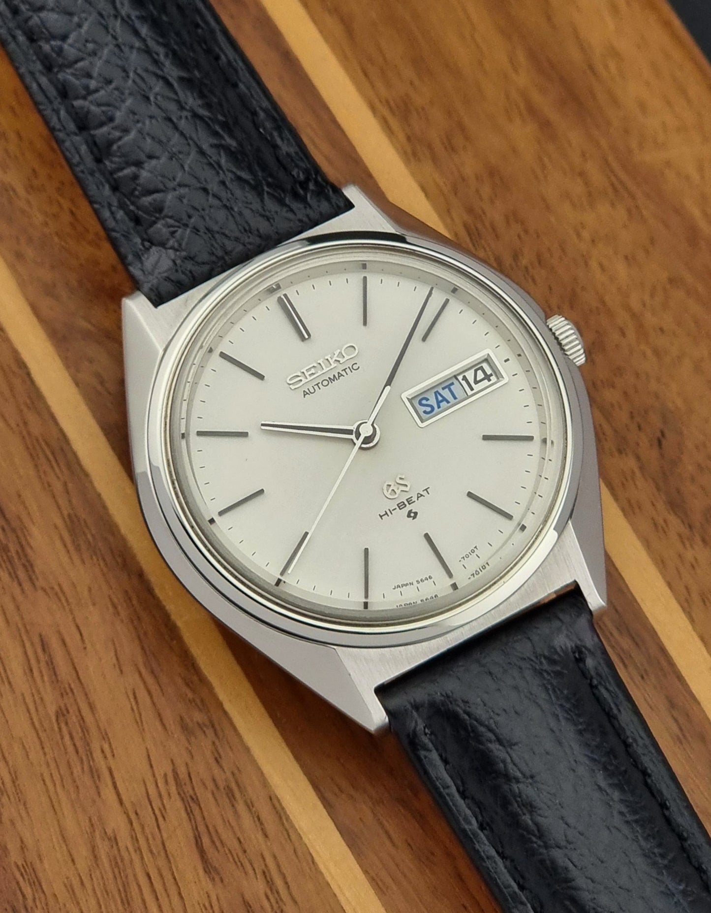 Vintage Grand Seiko Wristwatch 5646-7010 Hi-Beat 1970