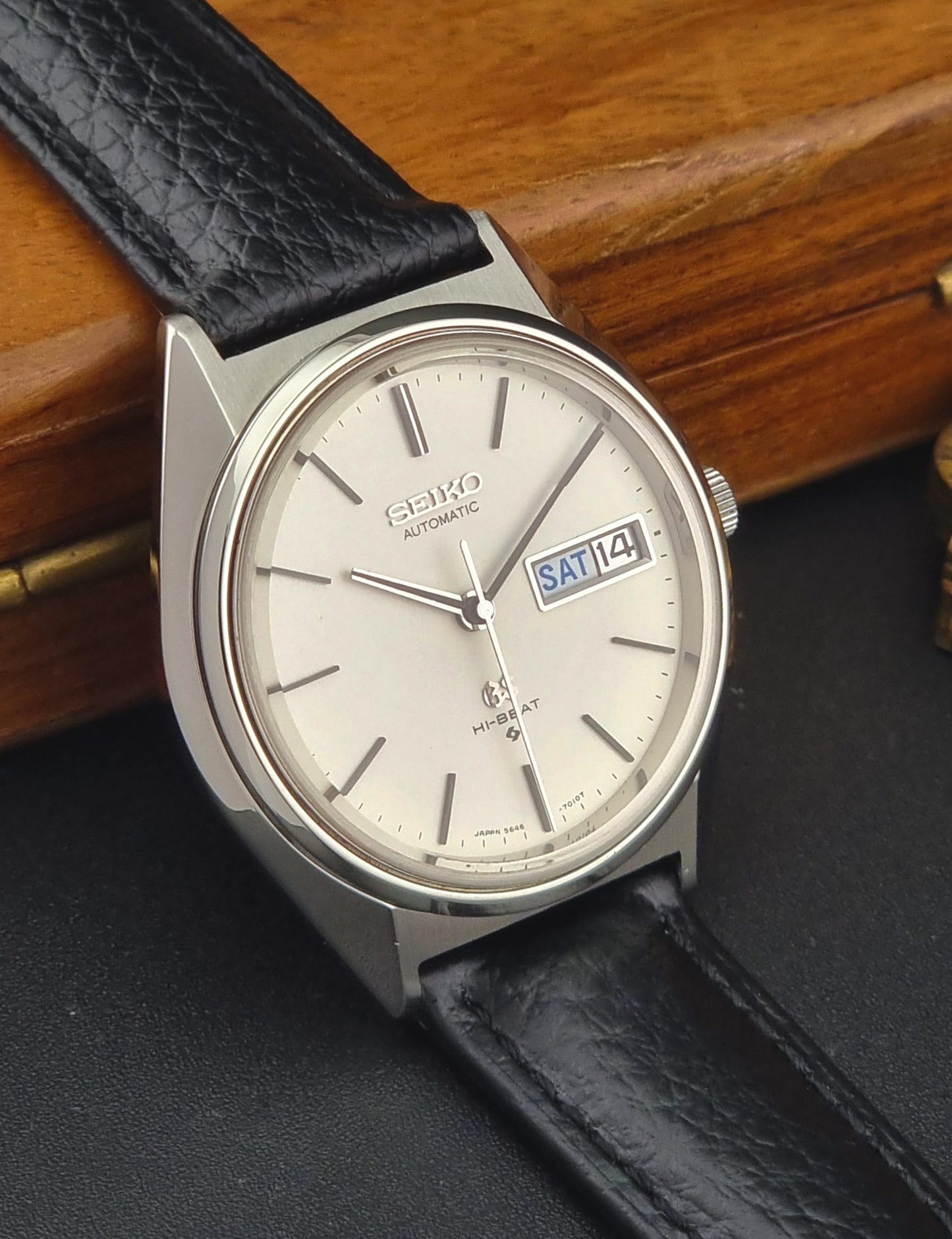 Vintage Grand Seiko Wristwatch 5646-7010 Hi-Beat 1970