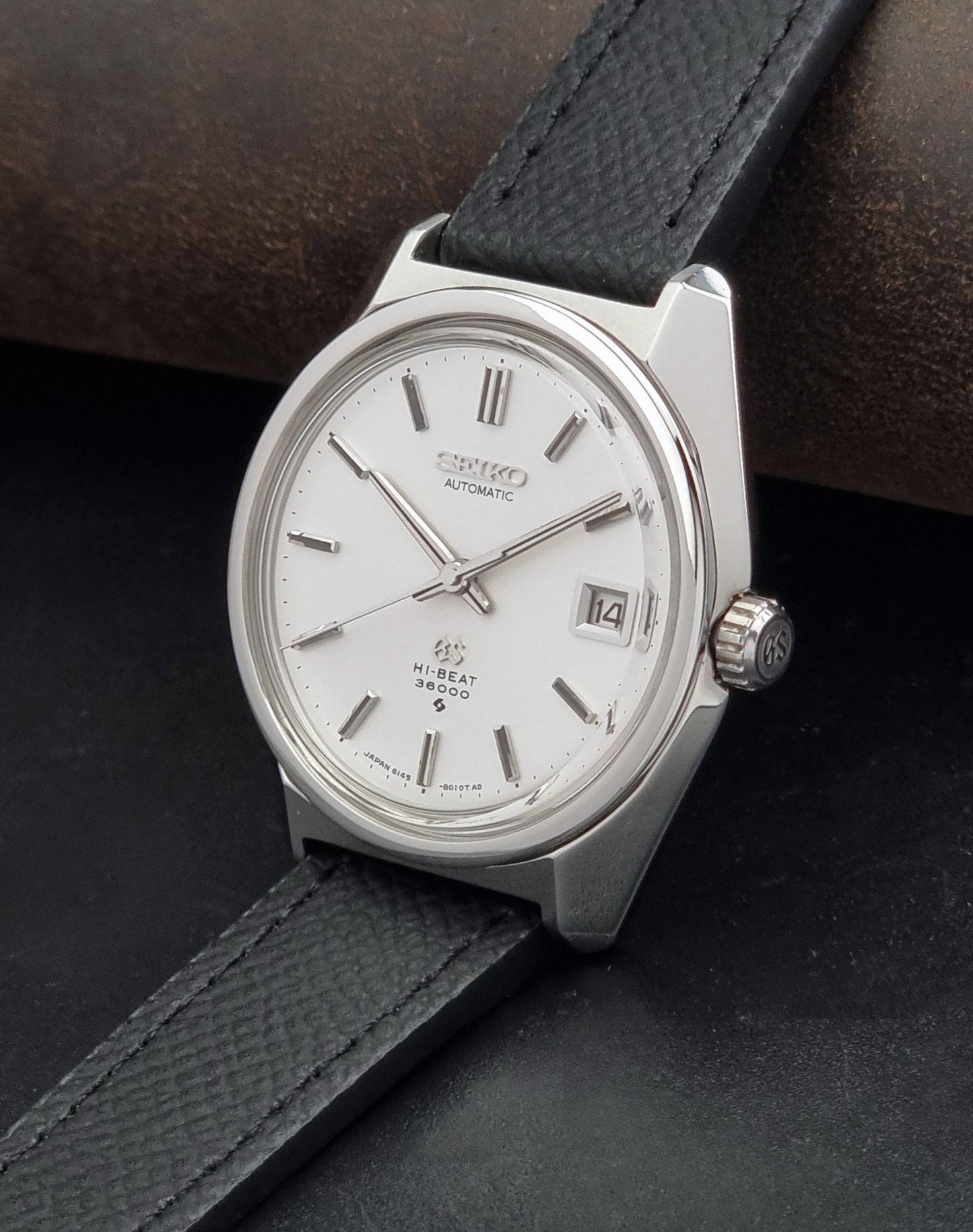 Vintage Grand Seiko 6145-8000 Wristwatch Hi-Beat 36000 Automatic 1969