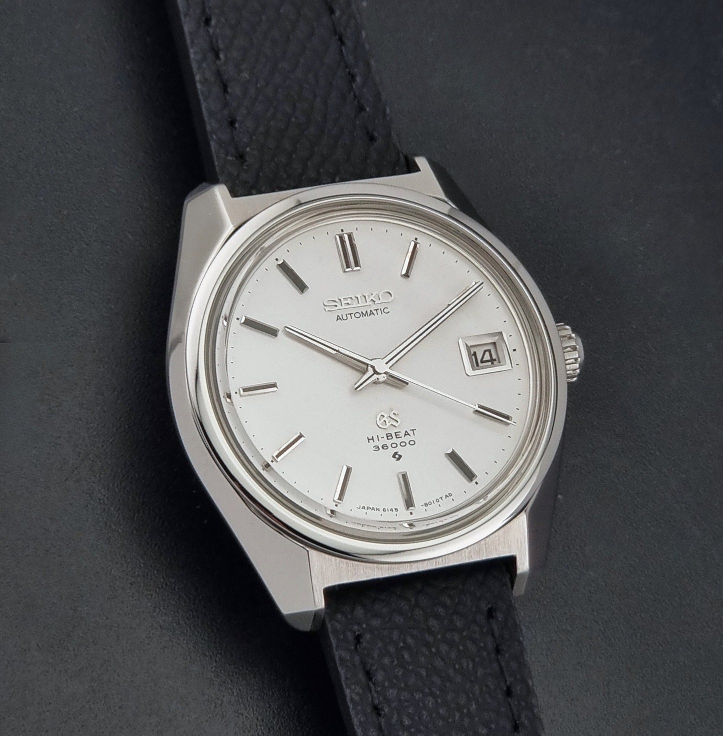 Vintage Grand Seiko 6145-8000 Wristwatch Hi-Beat 36000 Automatic 1969