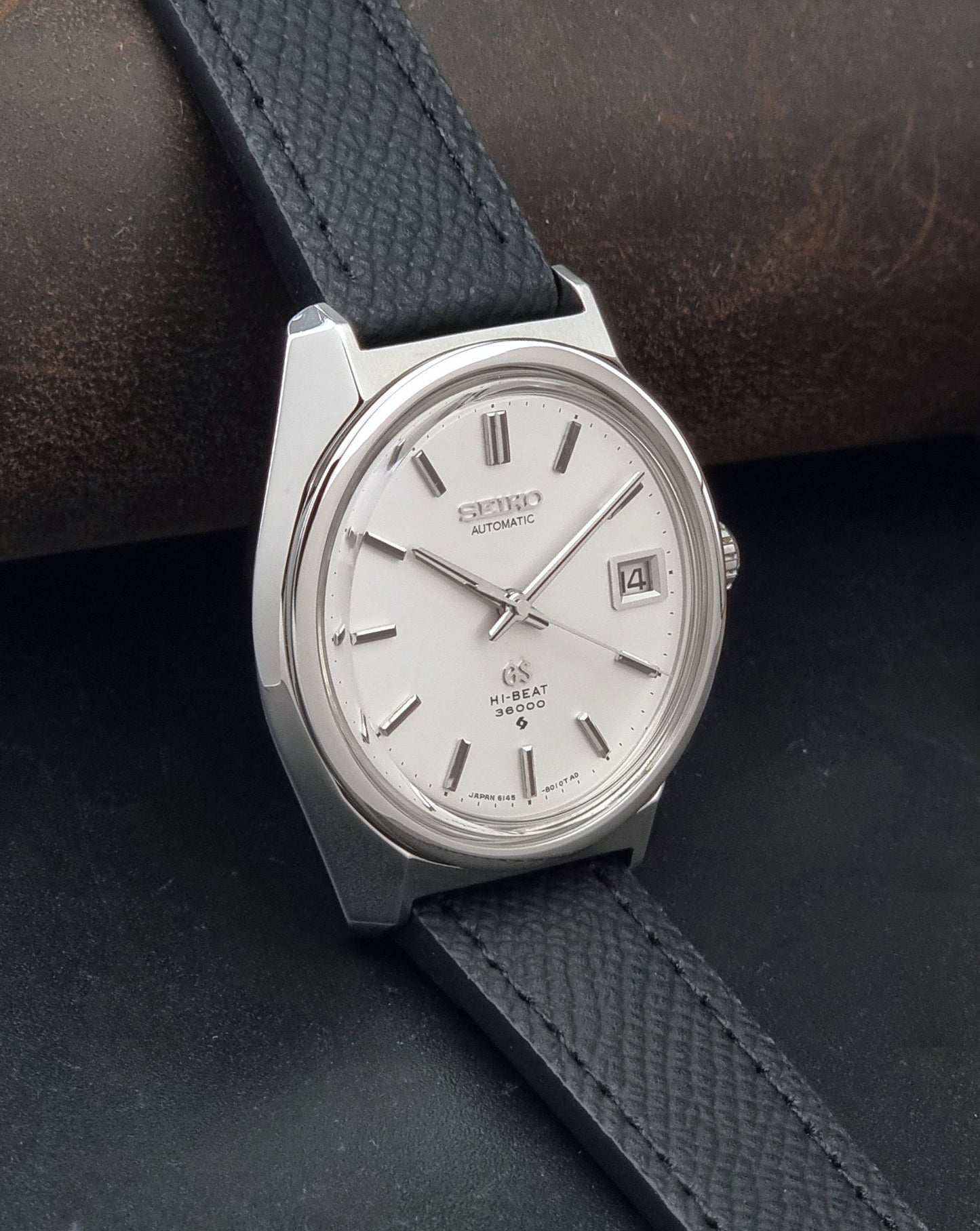 Vintage Grand Seiko 6145-8000 Wristwatch Hi-Beat 36000 Automatic 1969