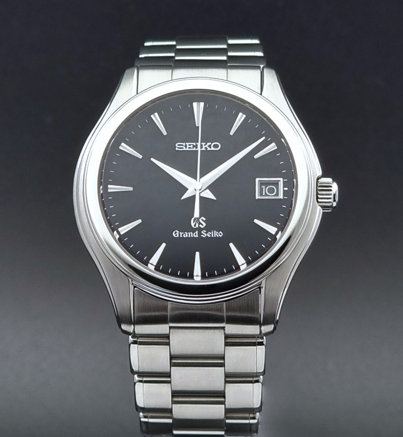 Grand Seiko quartz SBGX041 watch 9F62-0A10 Black dial 2004 with box