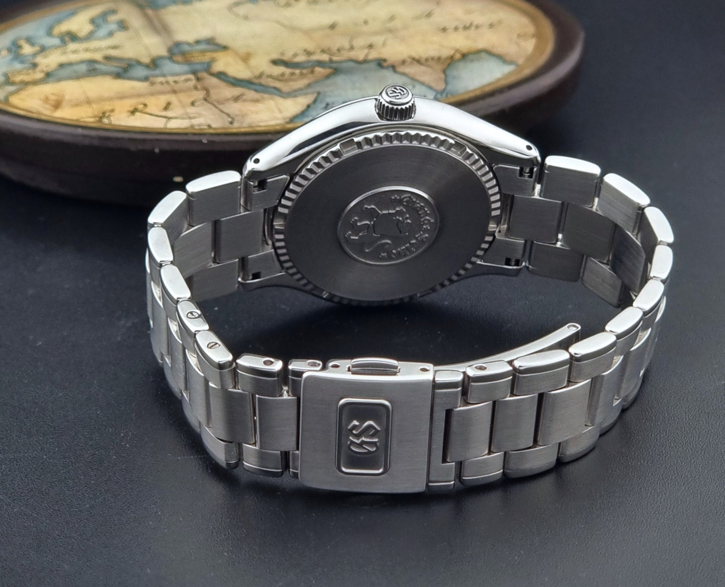 Grand Seiko quartz SBGX041 watch 9F62-0A10 Black dial 2007