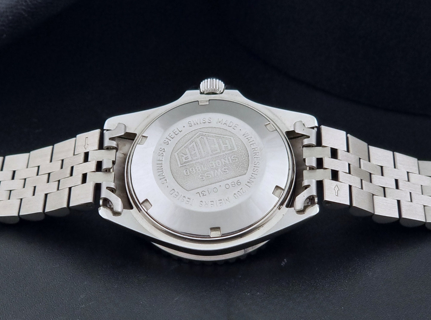 Vintage Heuer Wristwatch Professional Quartz 1000 Diver 980.013L