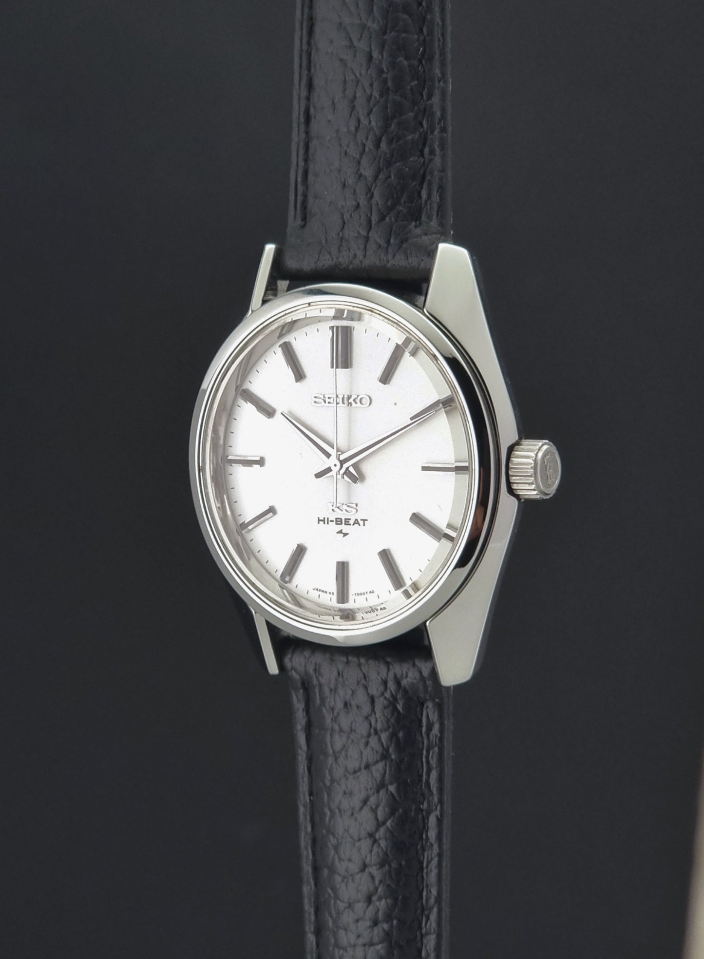 Vintage King Seiko 45-7001 watch Hi-Beat 1971 Stainless steel