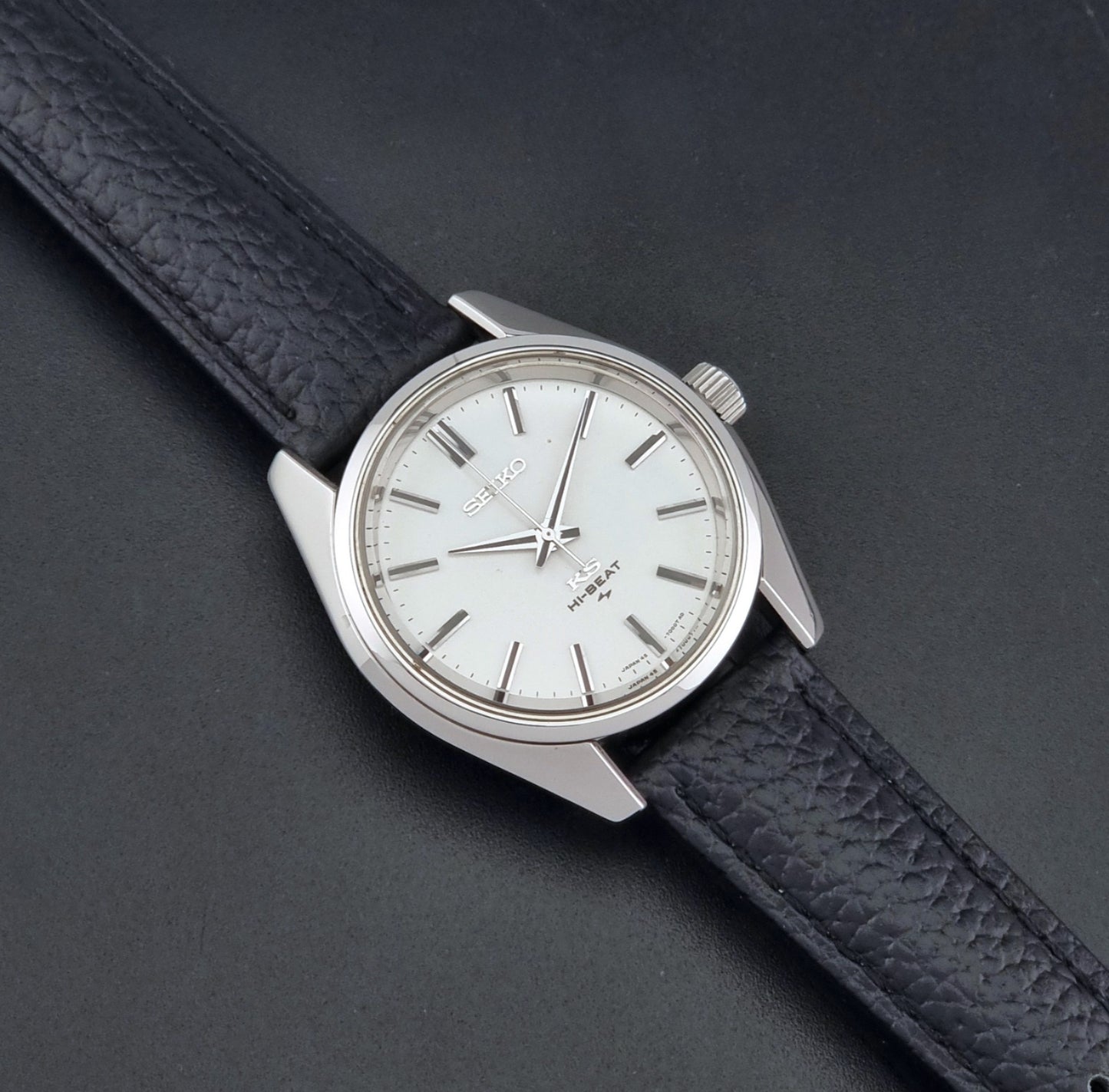 Vintage King Seiko 45-7001 watch Hi-Beat 1971 Stainless steel