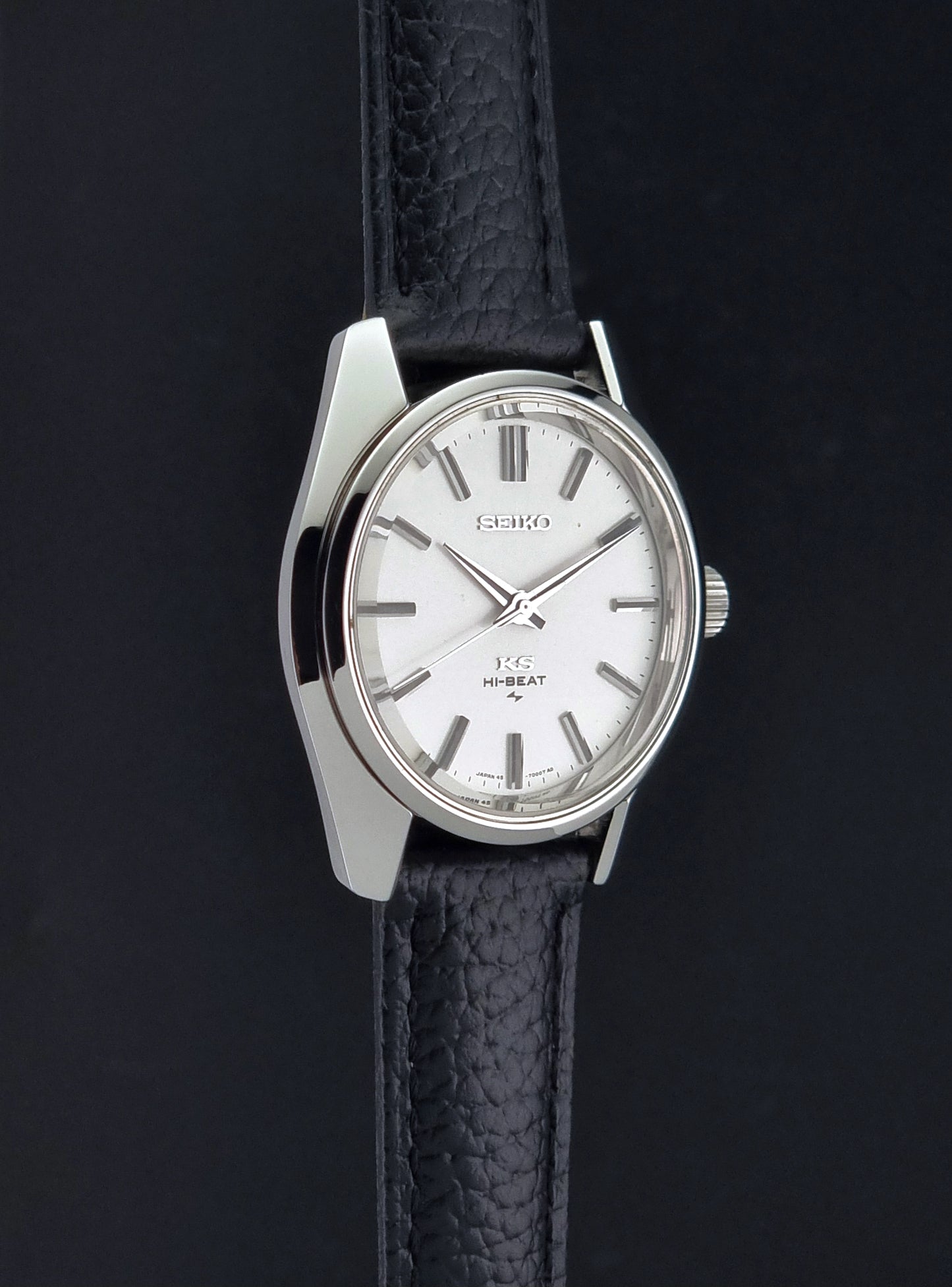 Vintage King Seiko 45-7001 watch Hi-Beat 1971 Stainless steel
