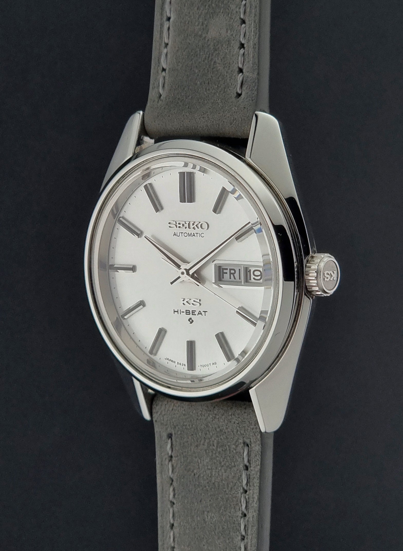 Vintage King Seiko Wristwatch 5626-7000 Hi-beat 1969