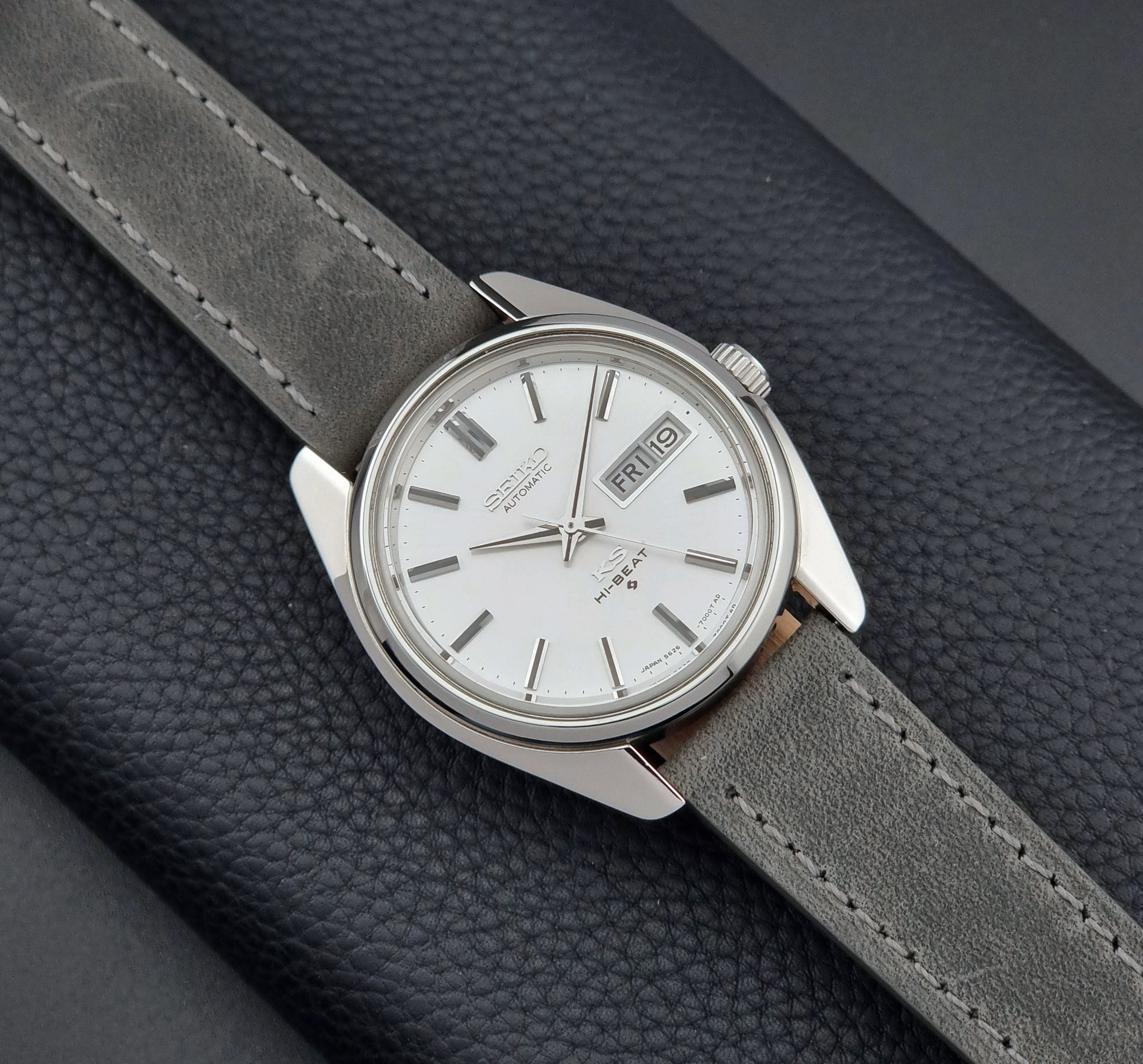 Vintage King Seiko Wristwatch 5626-7000 Hi-beat 1969