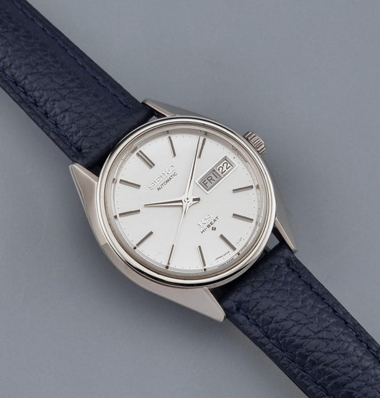 Vintage King Seiko 5626-7110 Hi-Beat automatic watch from 1971, front view
