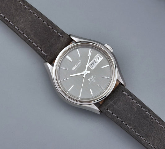 Vintage King Seiko Wristwatch 5626-7120 Hi-beat Grey 1972
