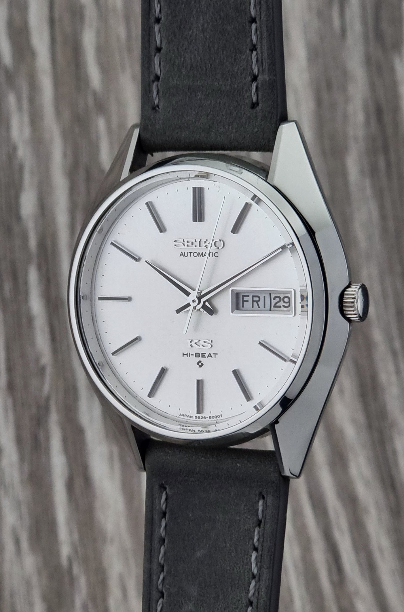 Vintage King Seiko Wristwatch Hi-beat 5626-8000 Automatic 1974