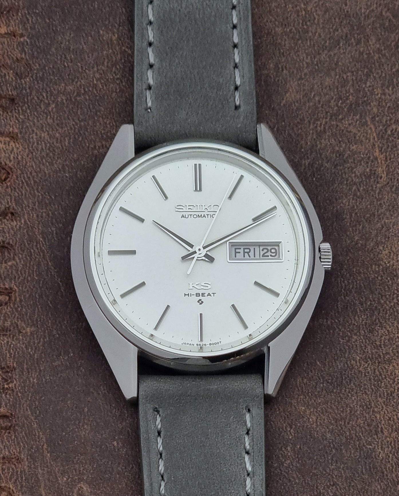 Vintage King Seiko Wristwatch Hi-beat 5626-8000 Automatic 1974