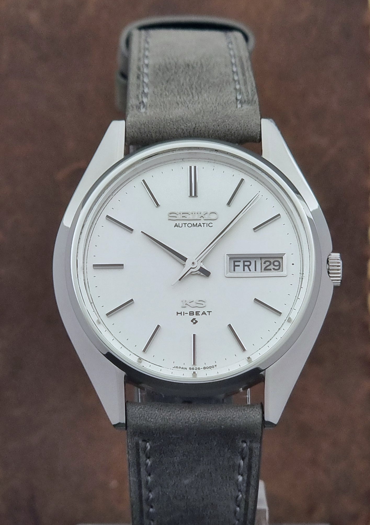 Vintage King Seiko Wristwatch Hi-beat 5626-8000 Automatic 1974