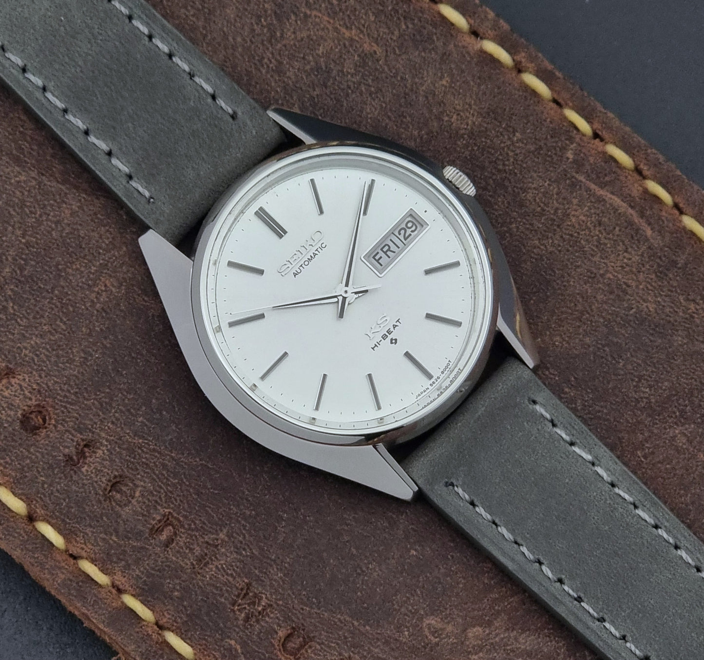 Vintage King Seiko Wristwatch Hi-beat 5626-8000 Automatic 1974