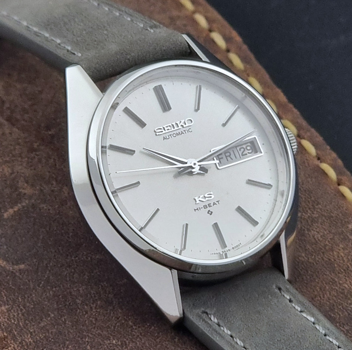 Vintage King Seiko Wristwatch Hi-beat 5626-8000 Automatic 1974