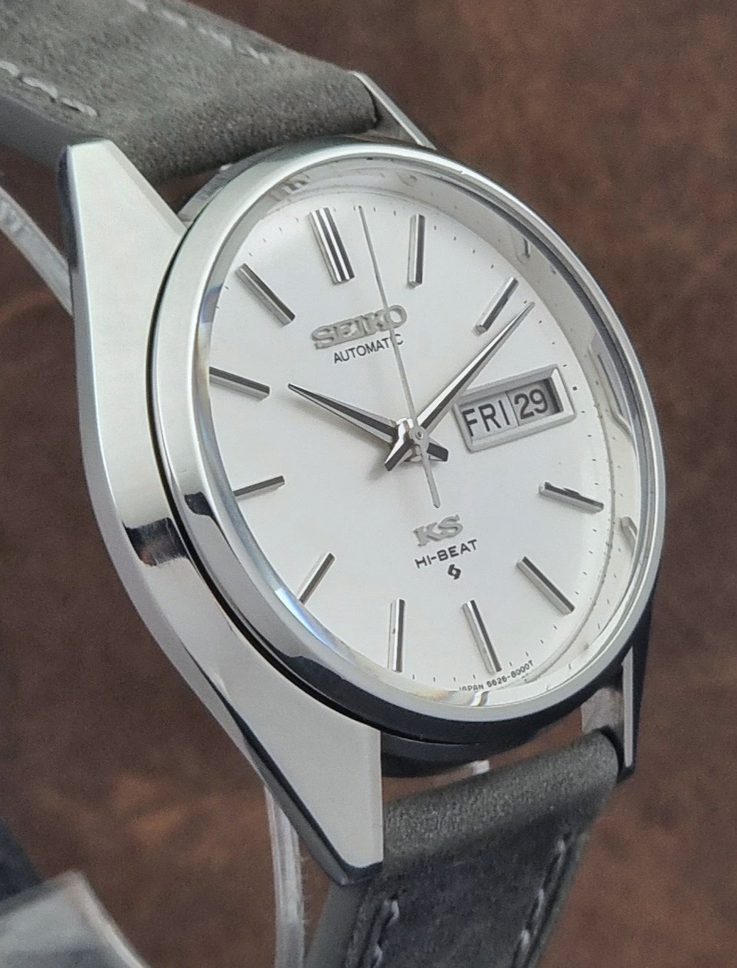 Vintage King Seiko Wristwatch Hi-beat 5626-8000 Automatic 1974