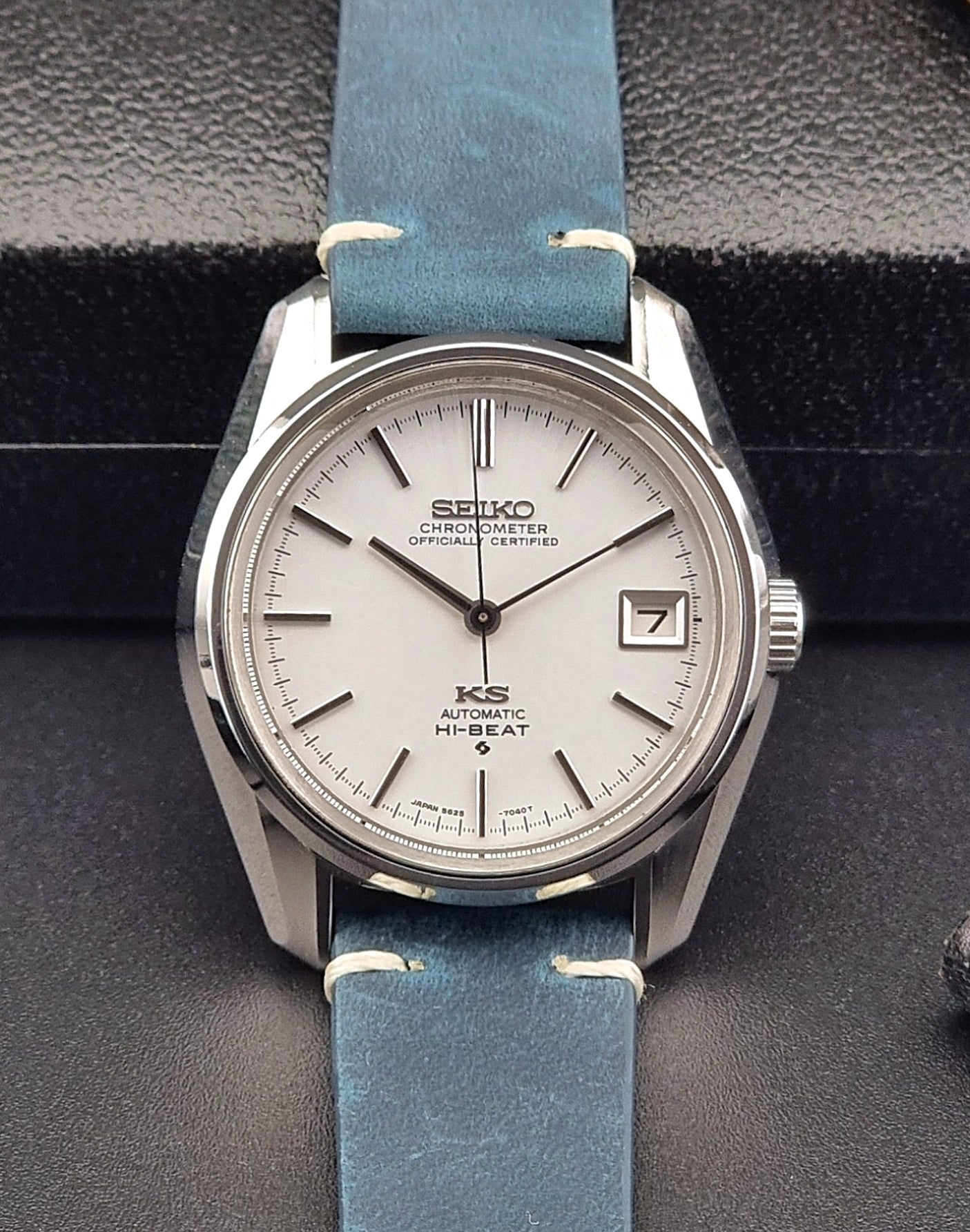King Seiko watch 5625 - 7041 Hi - beat Chronometer Officially Certified 1974 - Past2PresentWatches - Wristwatch