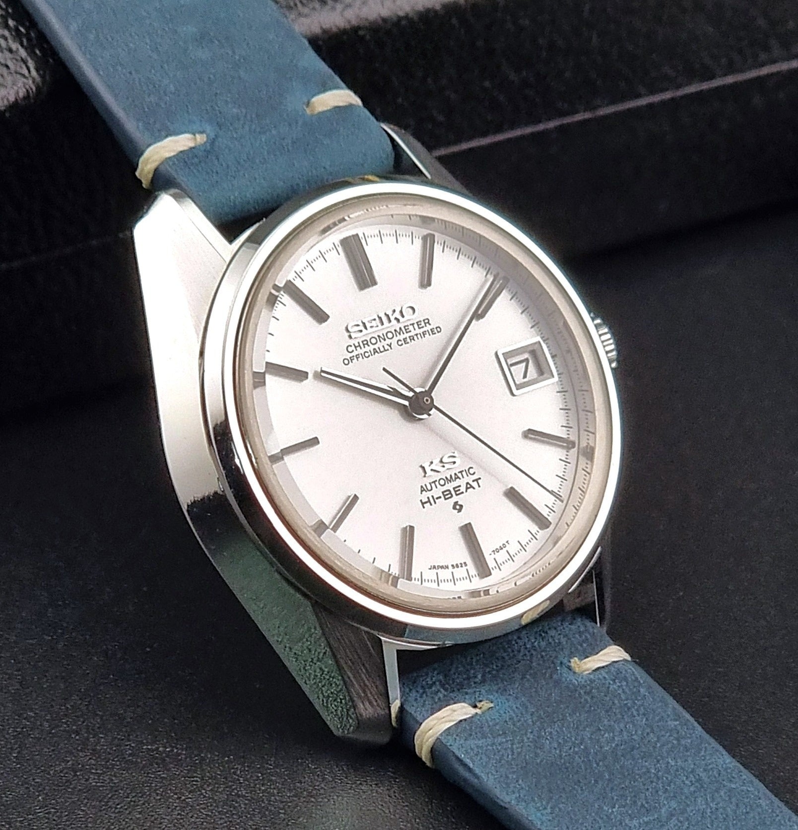 King Seiko watch 5625 - 7041 Hi - beat Chronometer Officially Certified 1974 - Past2PresentWatches - Wristwatch