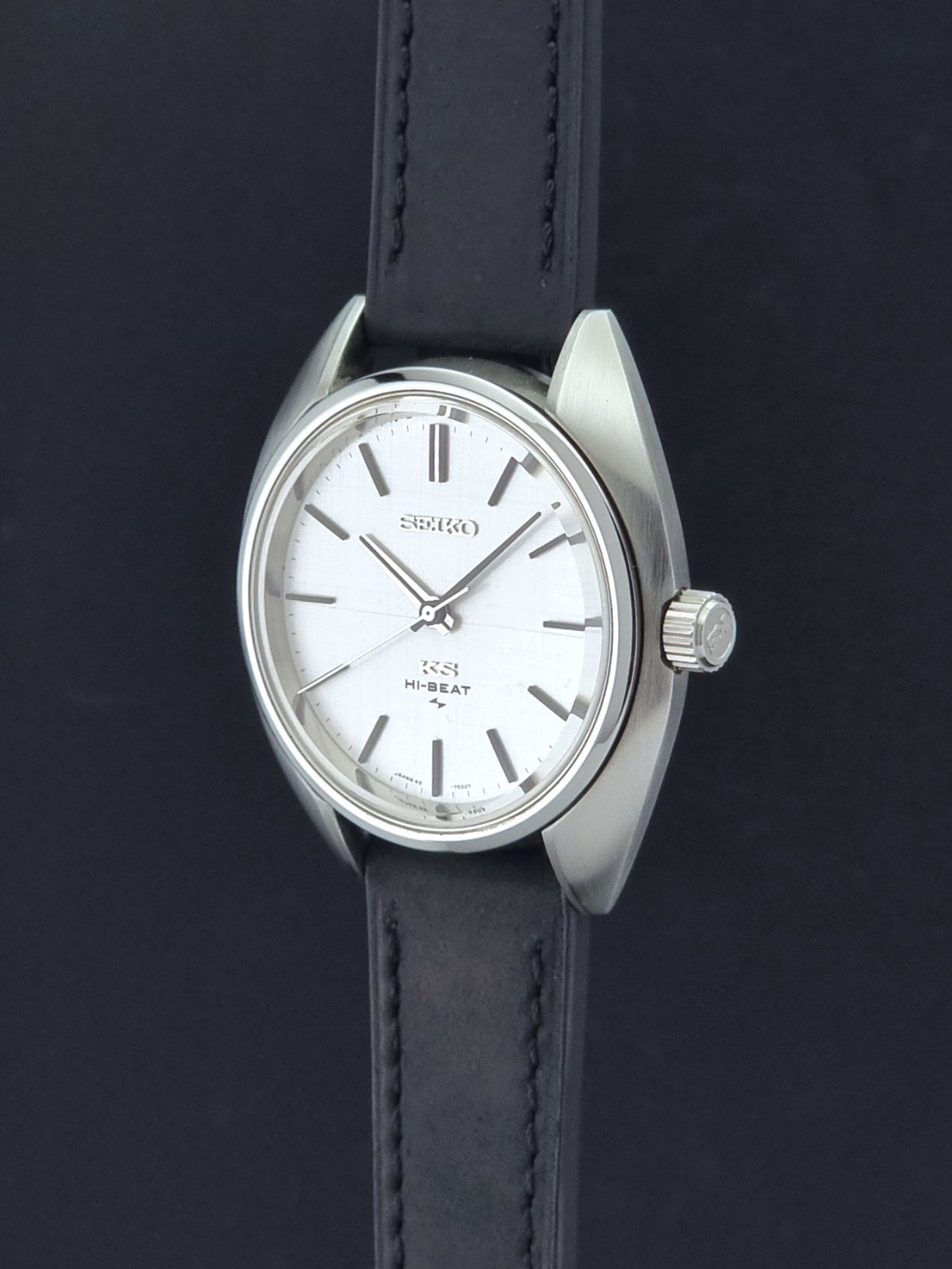 Vintage King Seiko 45-7010 watch Hi-Beat 1971 Stainless steel