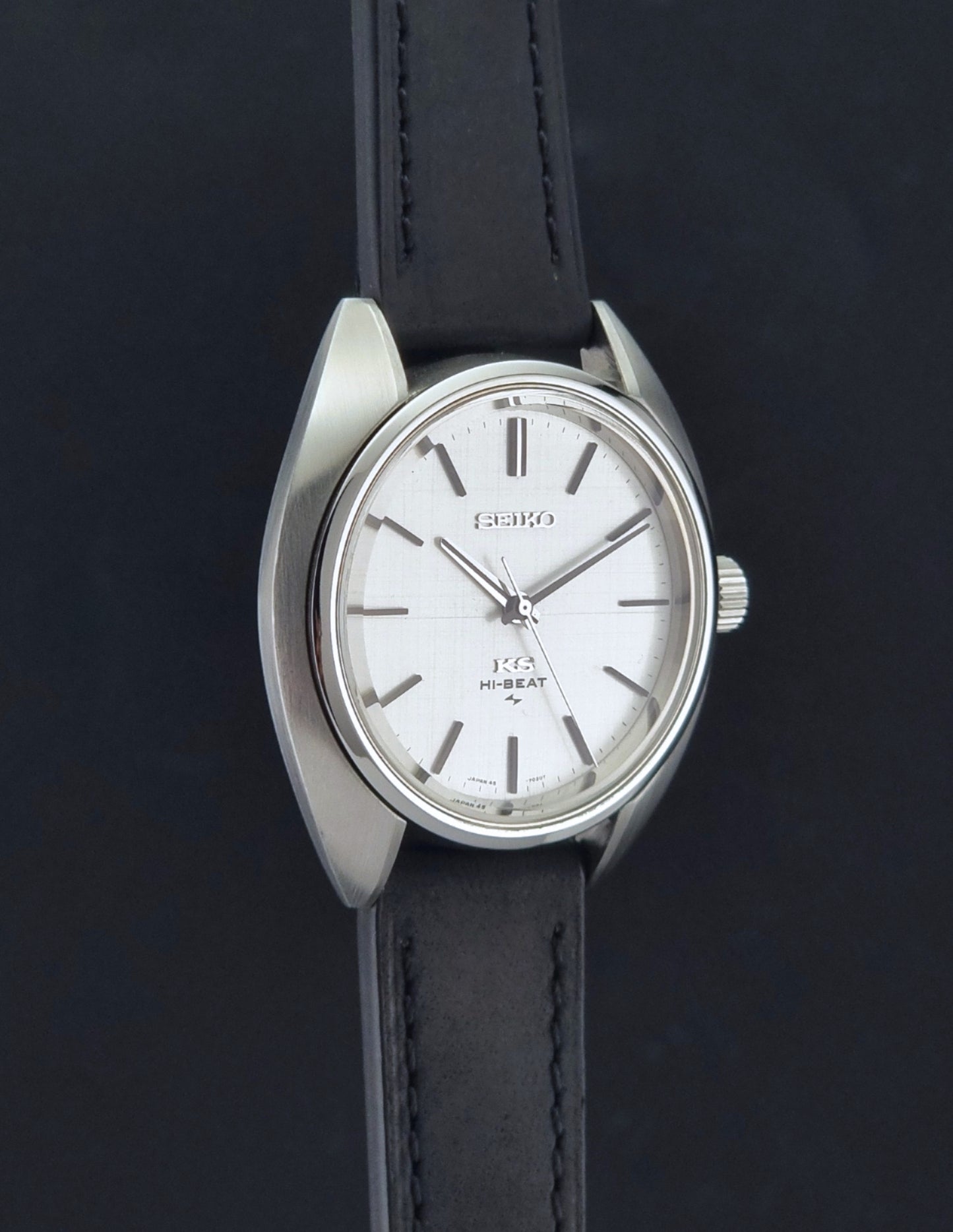 Vintage King Seiko 45-7010 watch Hi-Beat 1971 Stainless steel