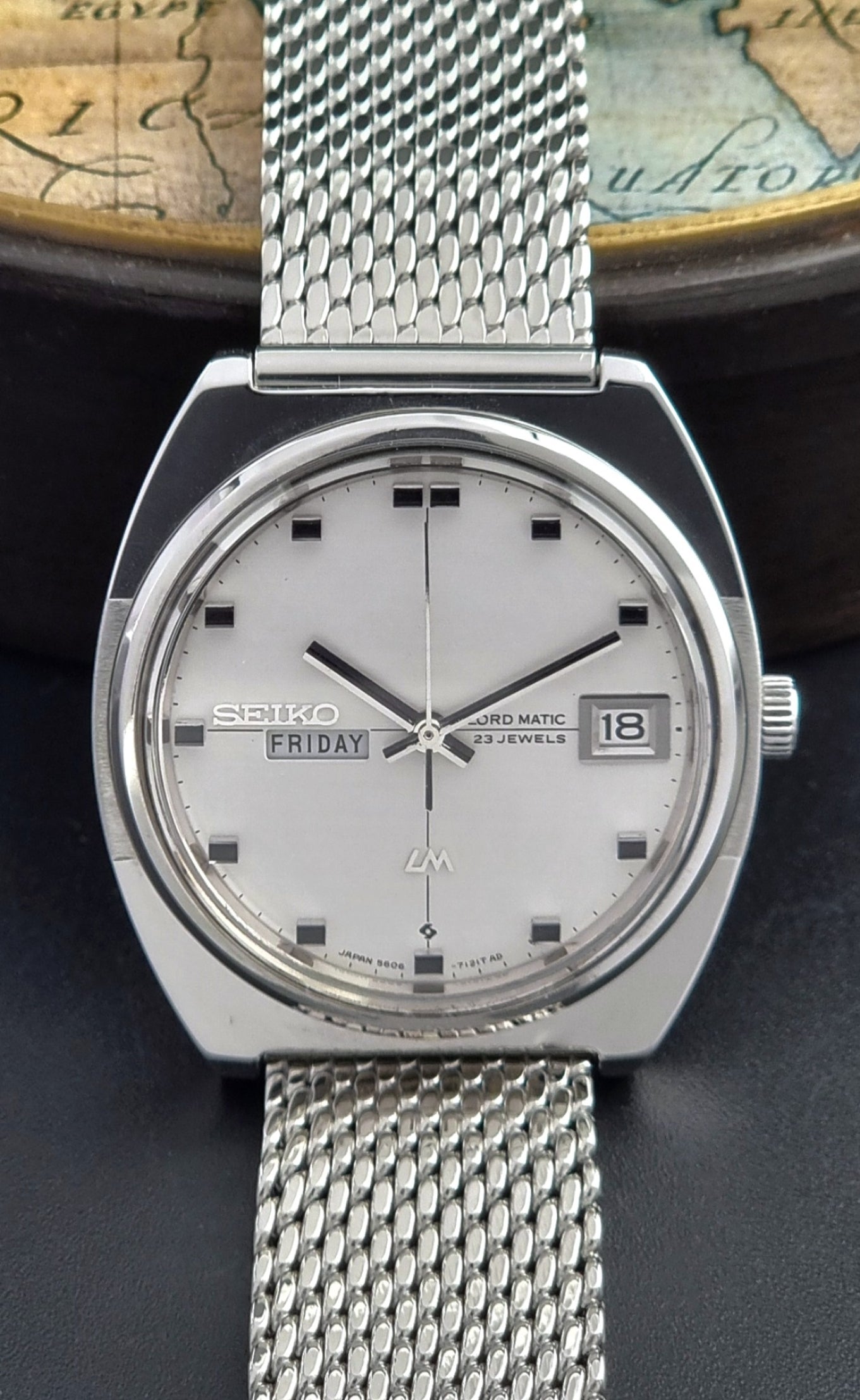 Seiko watch Lordmatic Weekdater 5606-7100 Vintage 1969