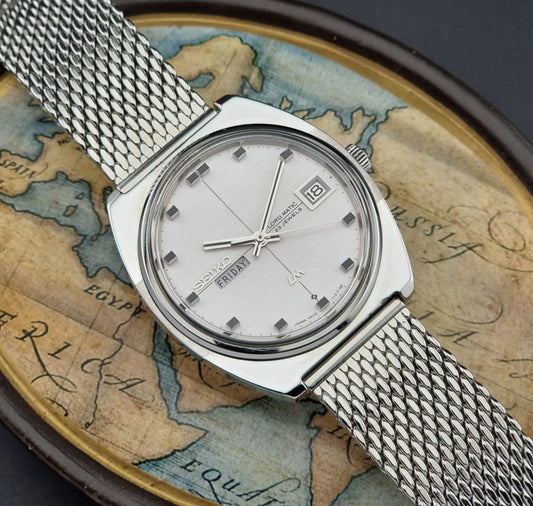 Seiko watch Lordmatic Weekdater 5606-7100 Vintage 1969