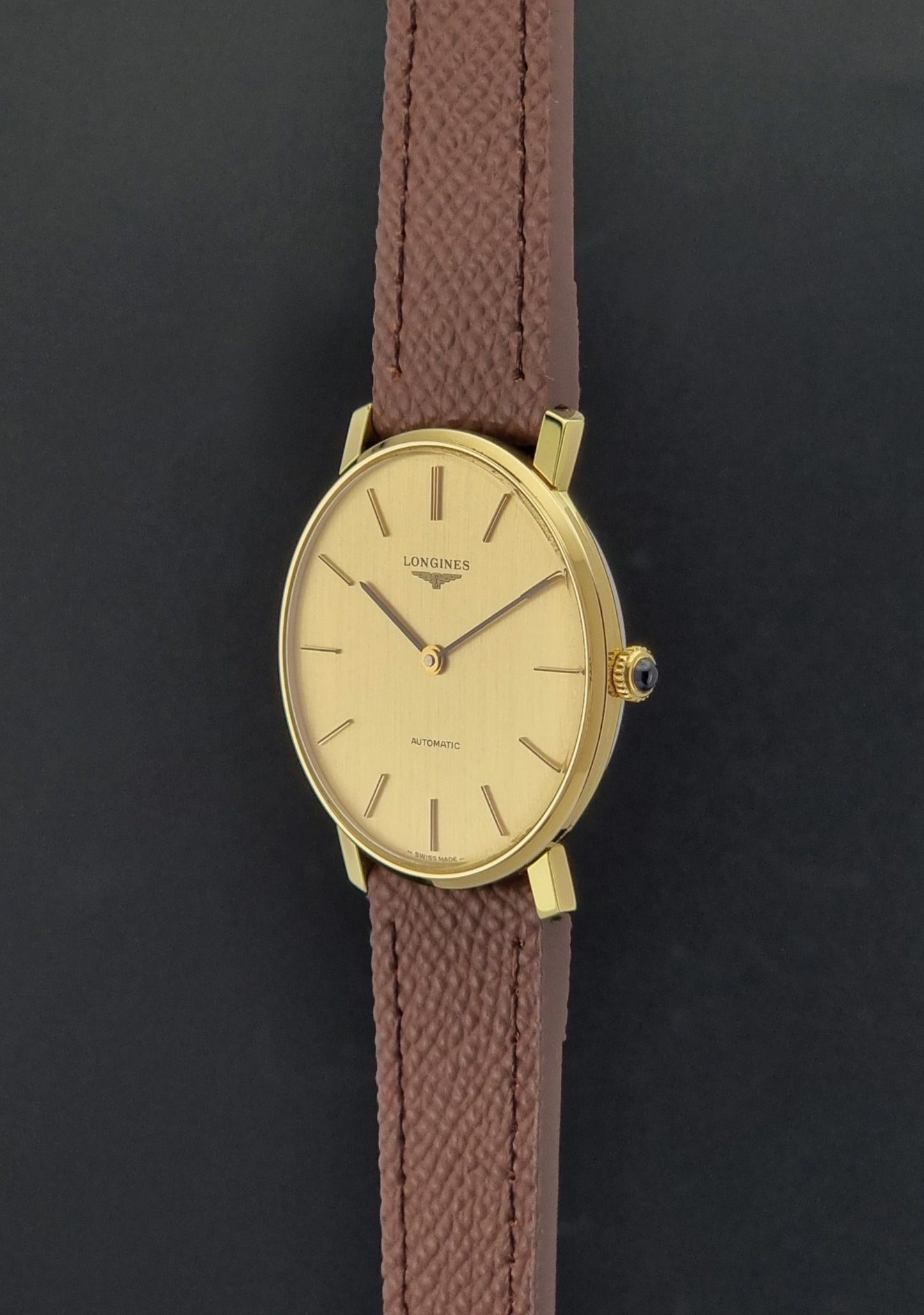 Vintage Longines Wristwatch 4133 cal. L645.1 Automatic Gold plate
