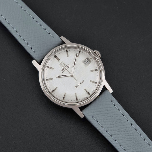 Vintage Omega Genève 166.070 automatic watch from 1970, front view