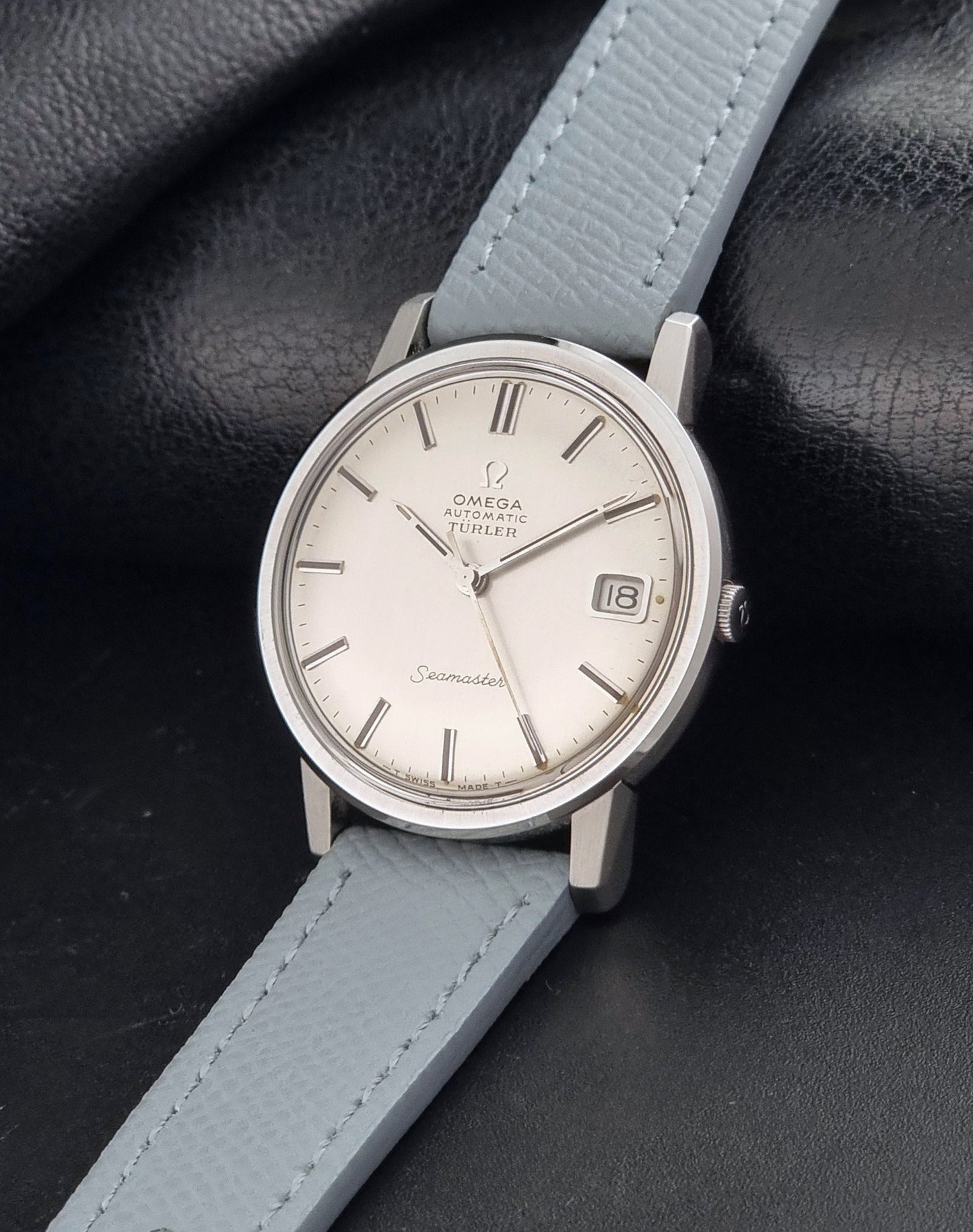 Vintage Omega Wristwatch Seamaster 166.003 Turler Automatic 1966