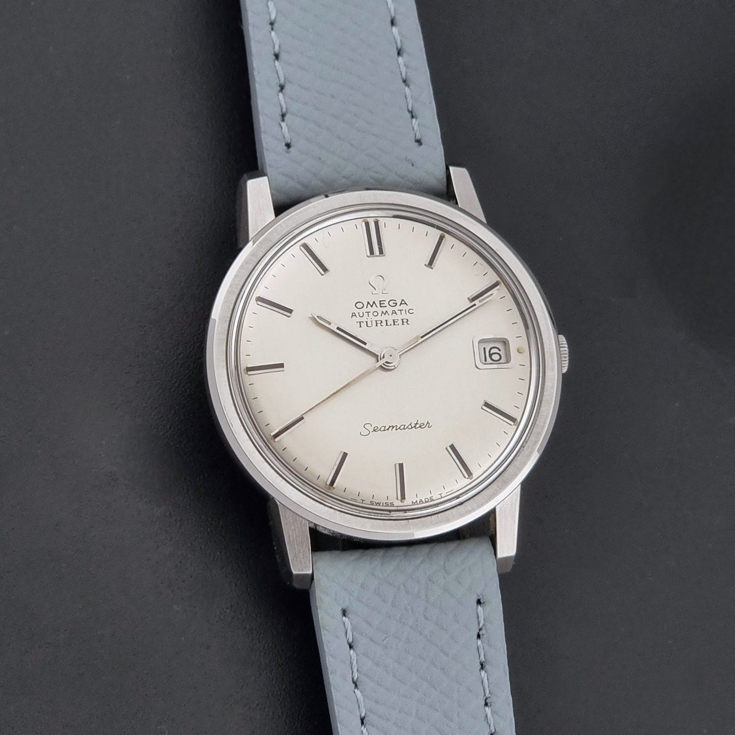 Vintage Omega Wristwatch Seamaster 166.003 Turler Automatic 1966