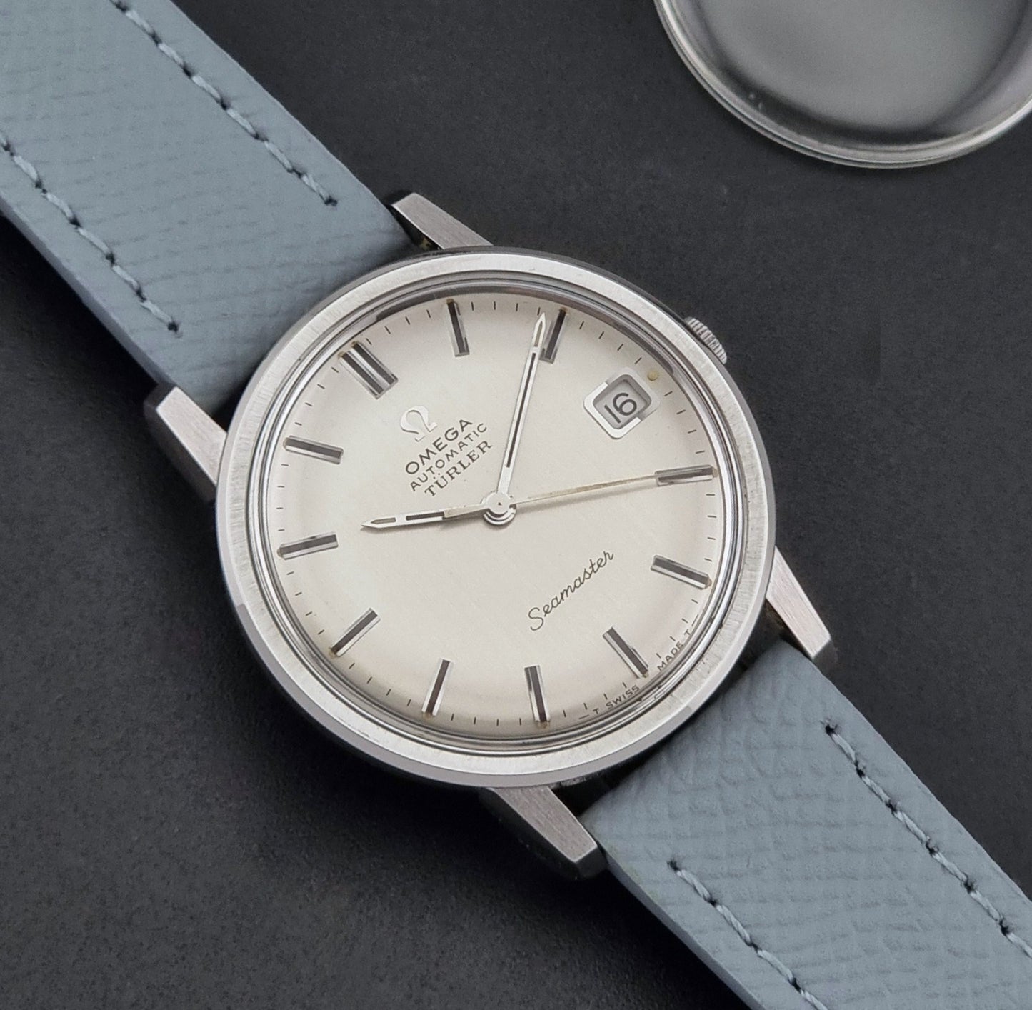 Vintage Omega Wristwatch Seamaster 166.003 Turler Automatic 1966