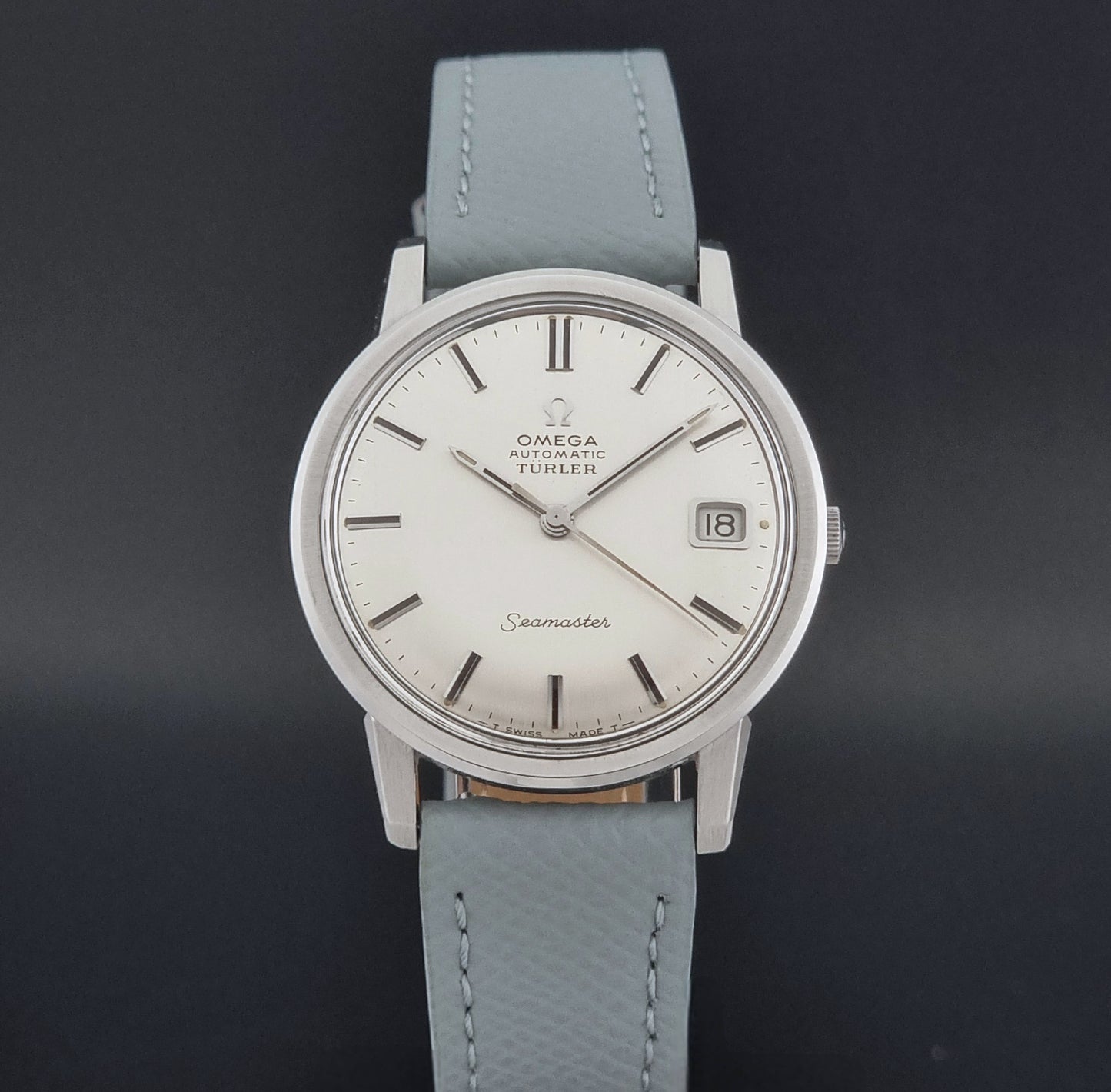 Vintage Omega Wristwatch Seamaster 166.003 Turler Automatic 1966