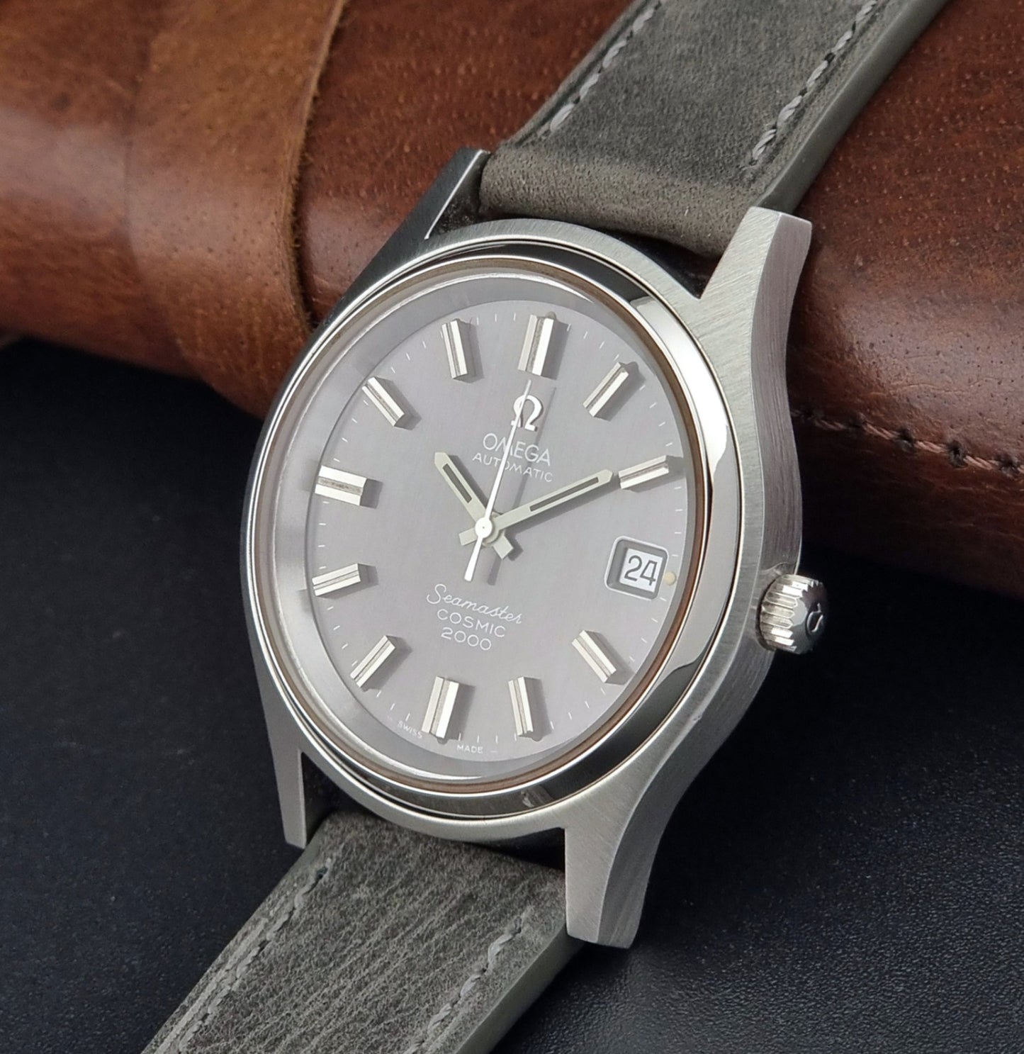 Omega Wristwatch Seamaster Cosmic 2000 Jumbo 166.128 Vintage 1971