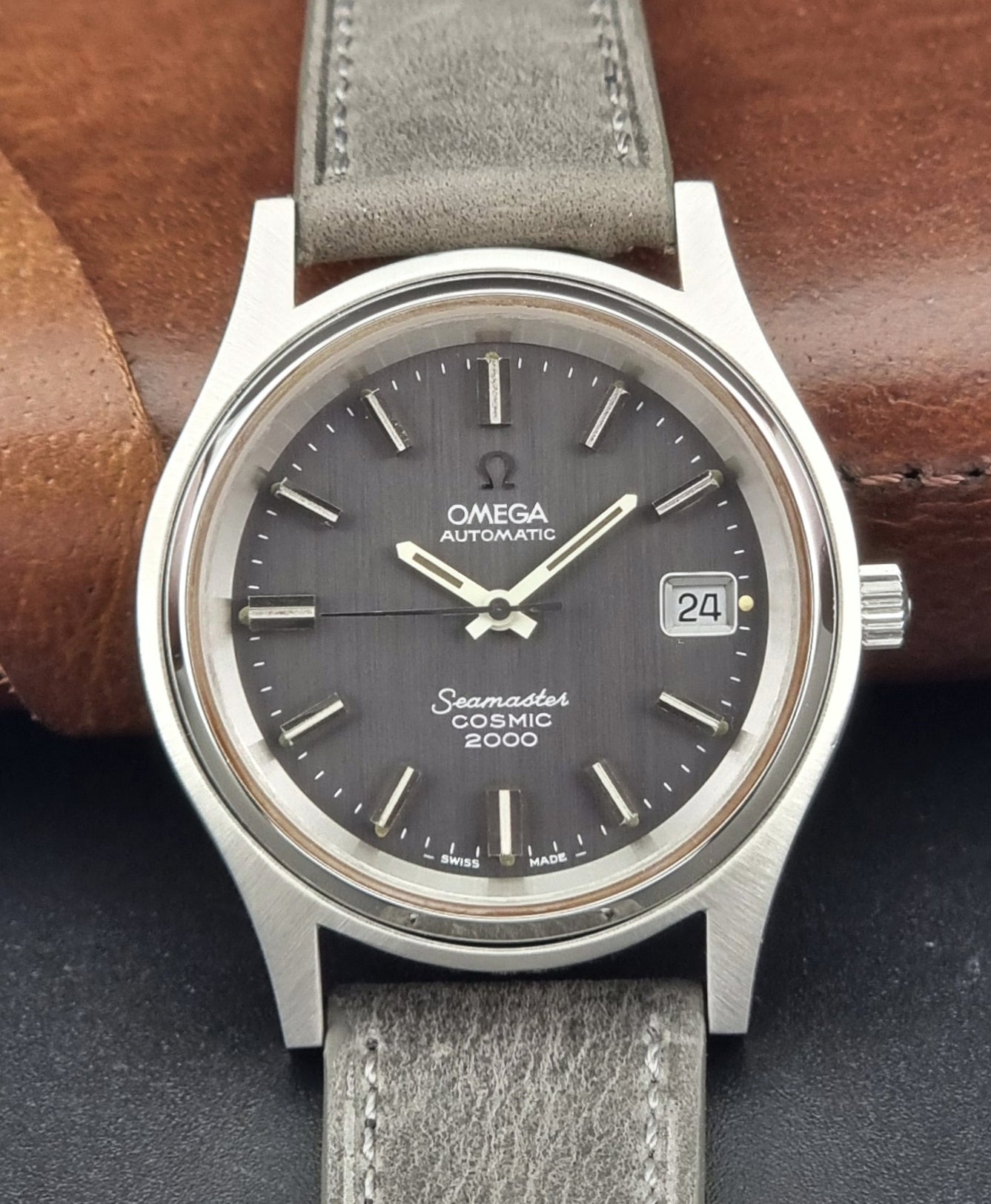Omega Wristwatch Seamaster Cosmic 2000 Jumbo 166.128 Vintage 1971