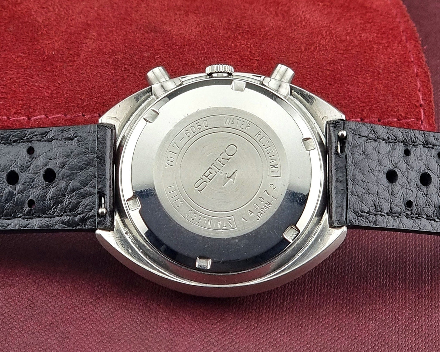 Seiko 5 Sports watch Speedtimer 7017 - 6050 Flyback Chronograph Vintage 1971 - Past2PresentWatches - Wristwatch