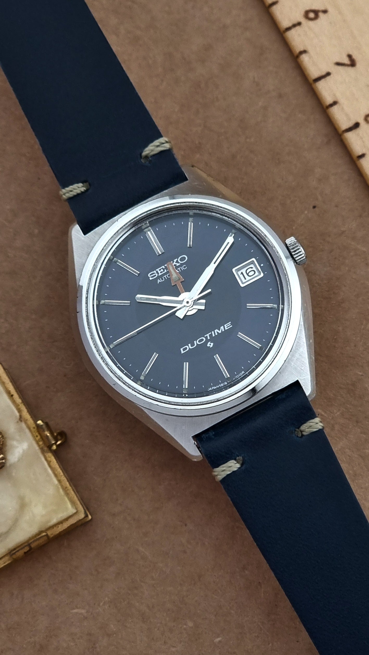 Seiko Watch Duotime Automatic GMT 5619-7000 vintage 1972
