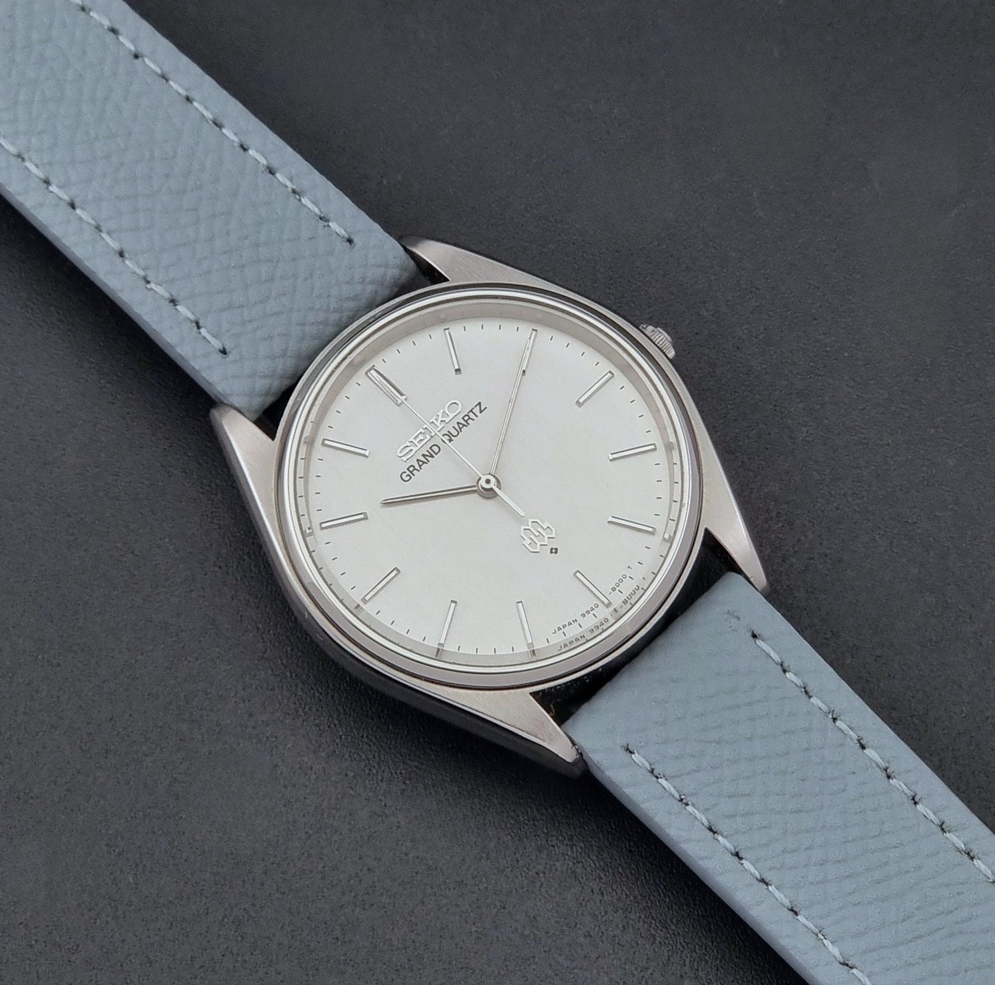 Vintage Seiko Grand Quartz 9940-8000 Wristwatch Twin Quartz 1978 Brushed dial