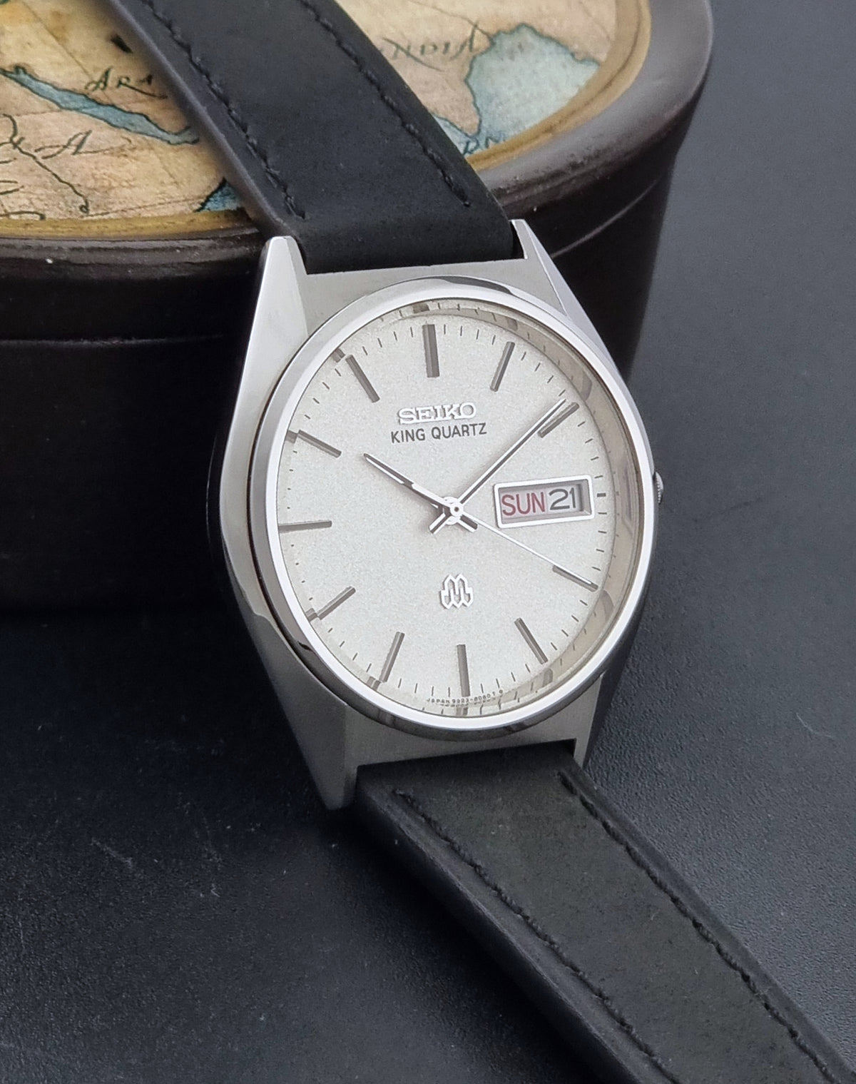 Vintage Seiko King Quartz Wristwatch 9923-8060 Twin Quartz 1981