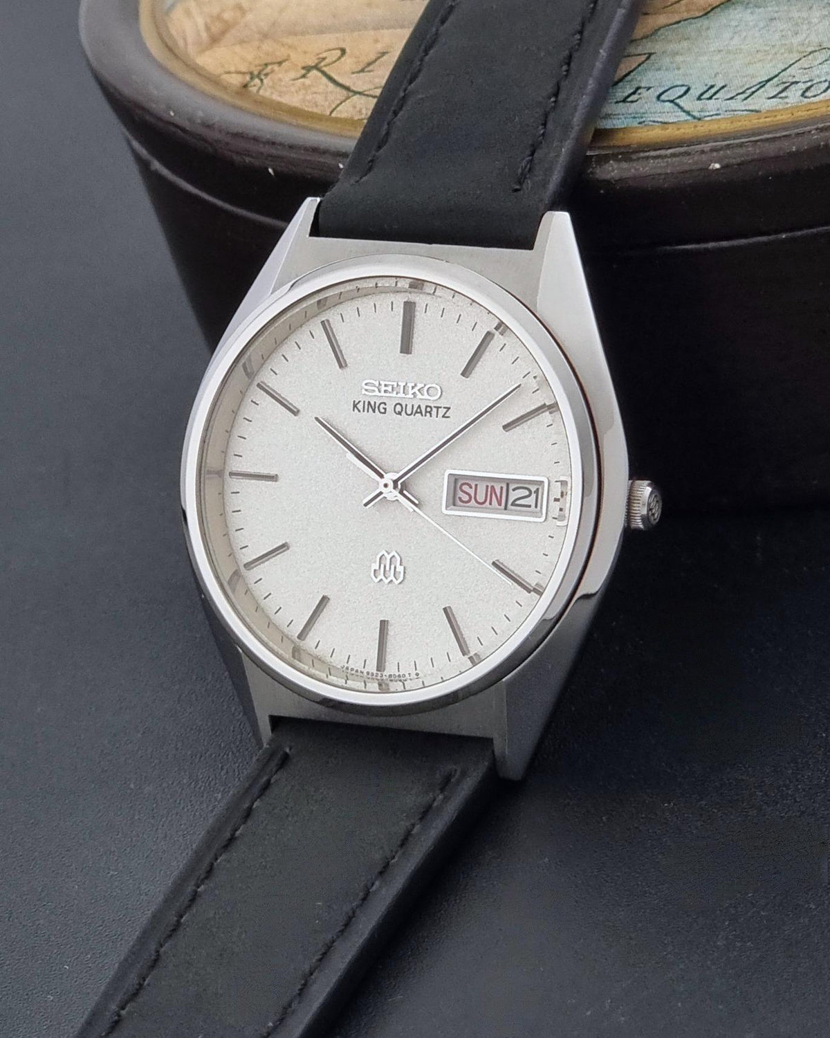 Vintage Seiko King Quartz Wristwatch 9923-8060 Twin Quartz 1981