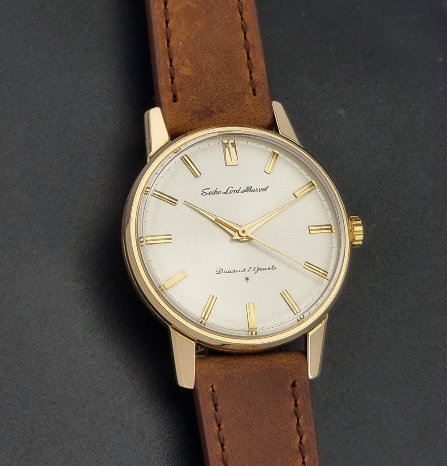 Vintage Seiko Lord Marvel 15027 watch Gold Filled 1963
