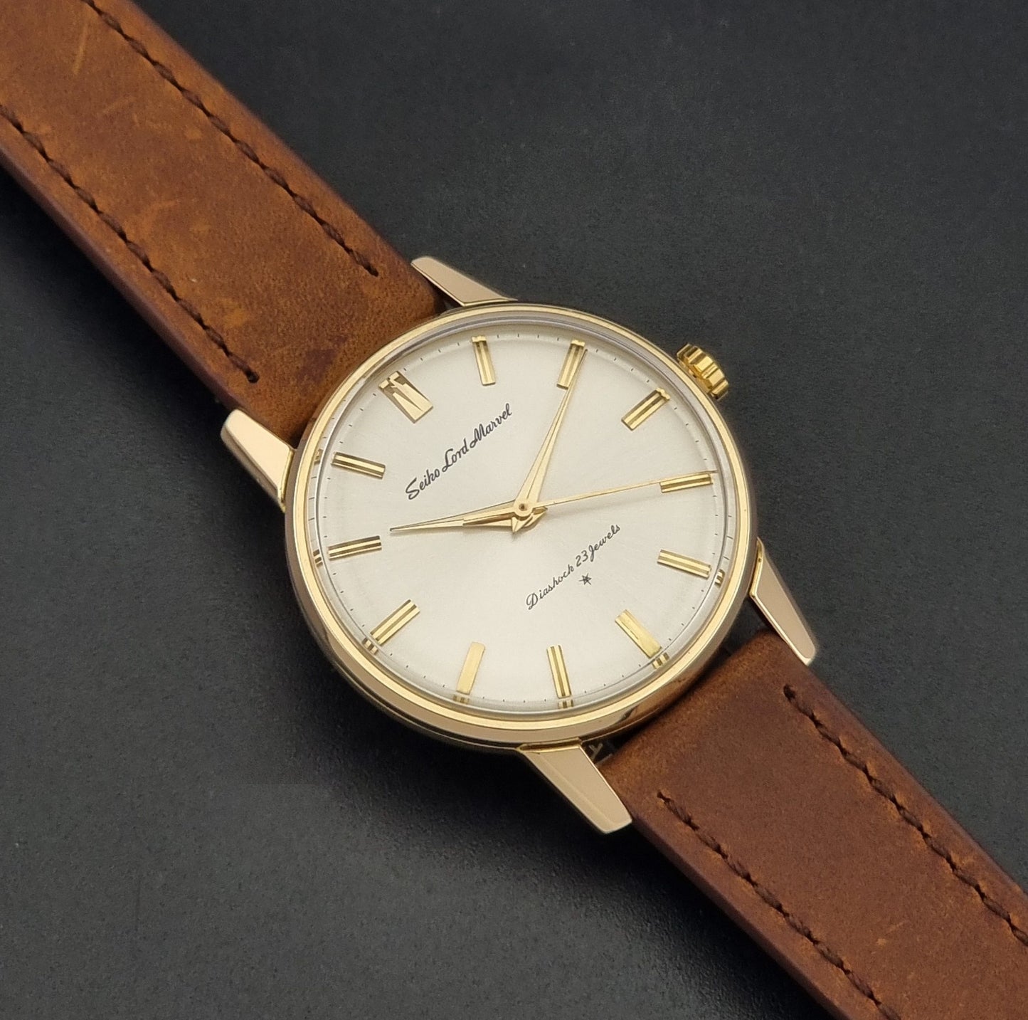 Vintage Seiko Lord Marvel 15027 watch Gold Filled 1963