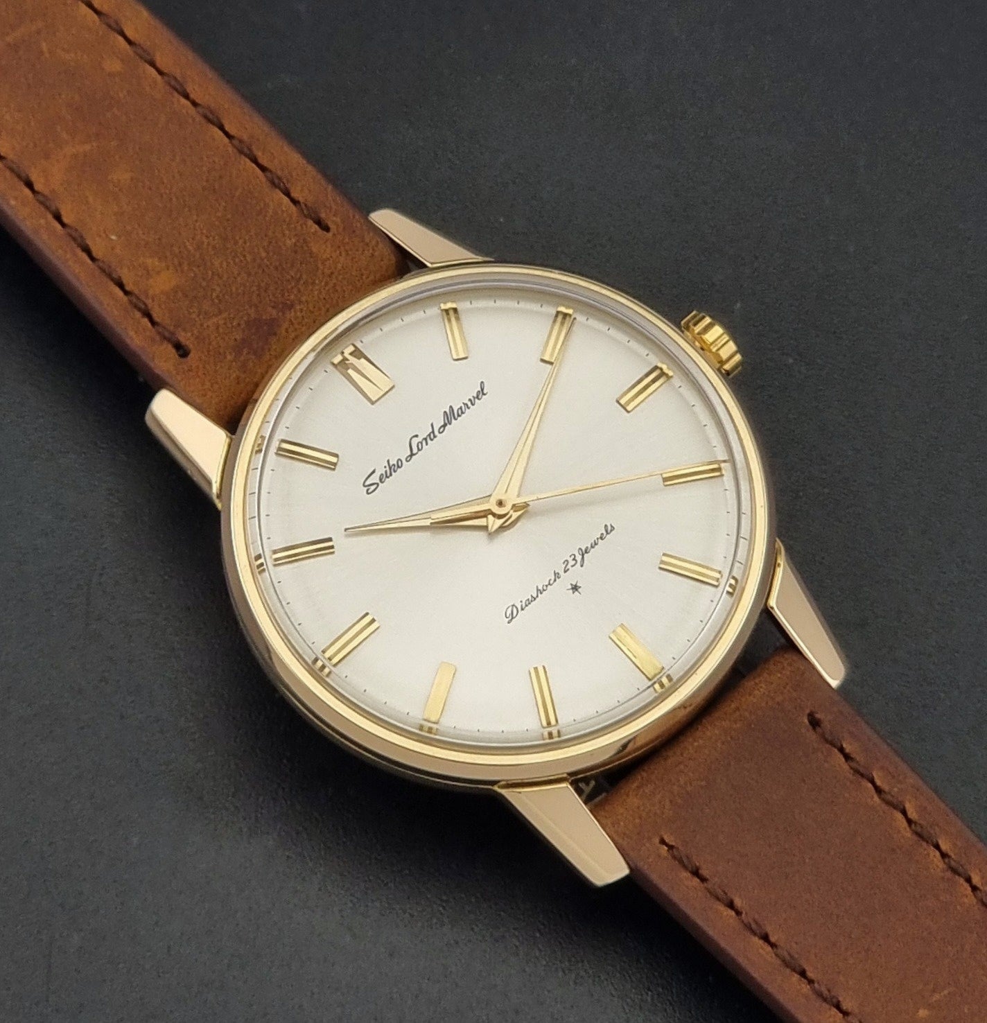Vintage Seiko Lord Marvel 15027 watch Gold Filled 1963