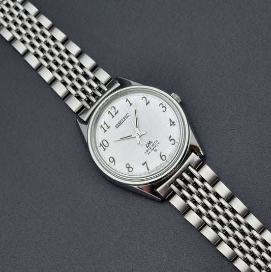 Vintage Seiko watch LordMatic 5601-9000  on a dark background
