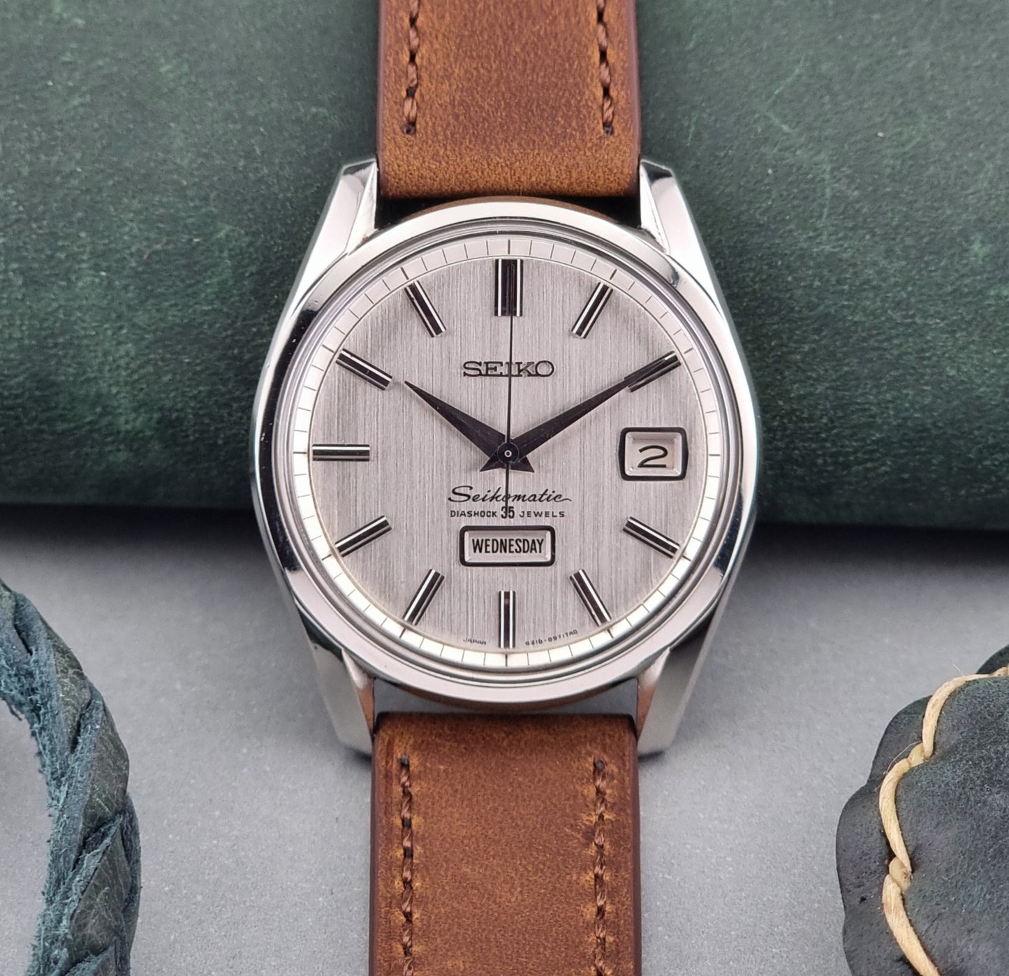 Seiko watch Seikomatic Weekdater 6218-8971 Vintage 1966