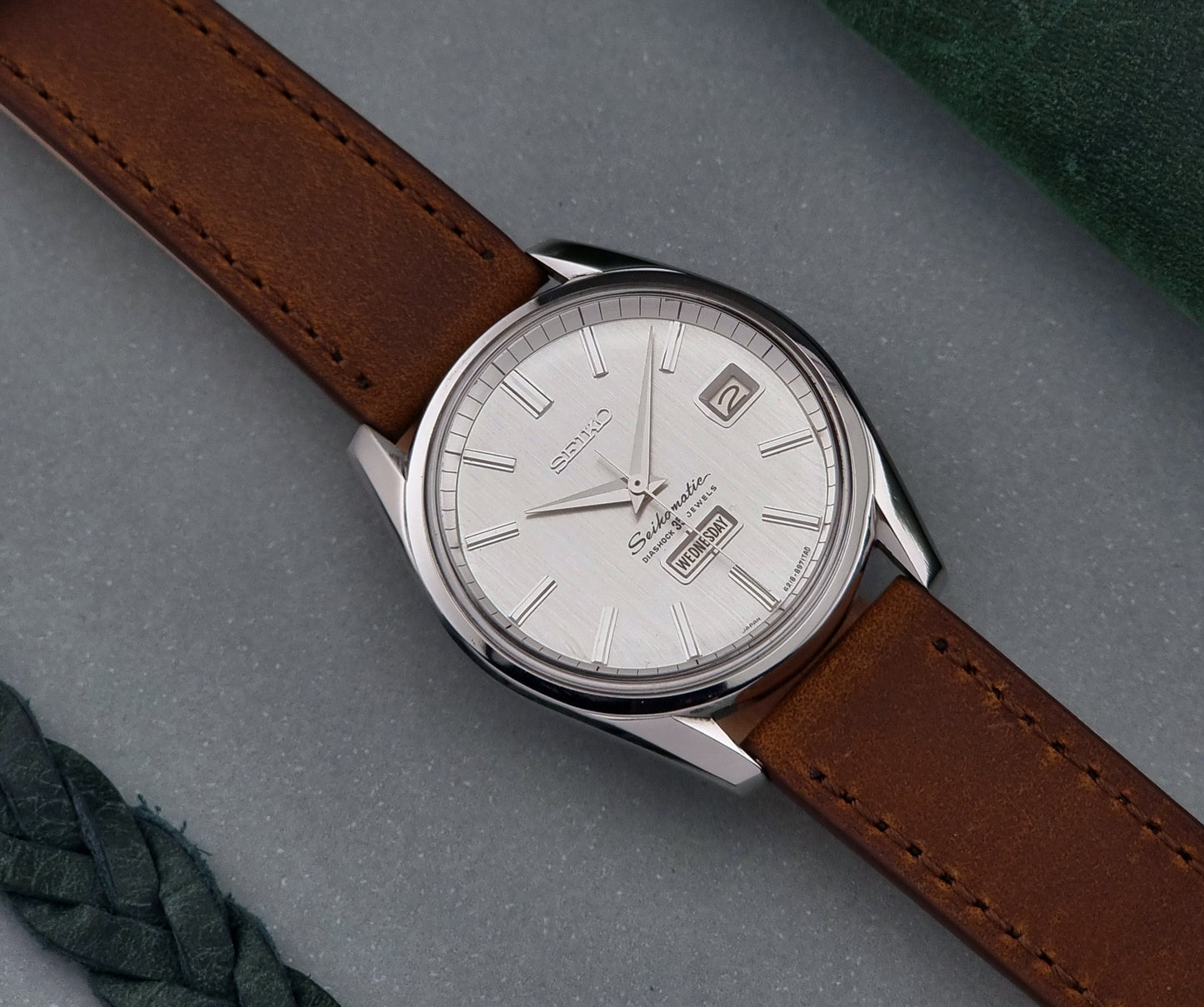 Seiko watch Seikomatic Weekdater 6218-8971 Vintage 1966