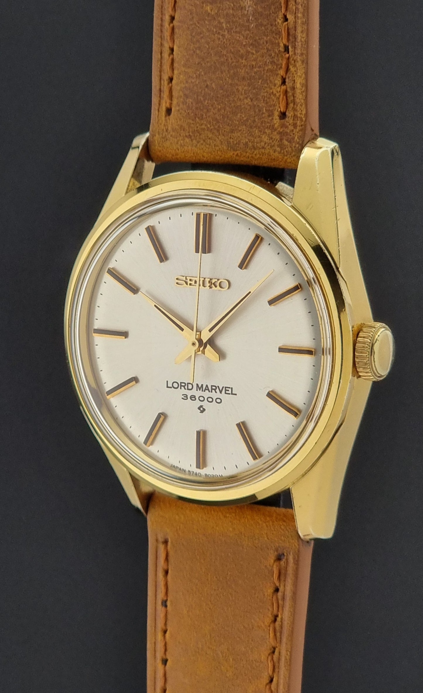 Seiko watch Lord Marvel 5740-8000 Vintage 1977 Gold Plated